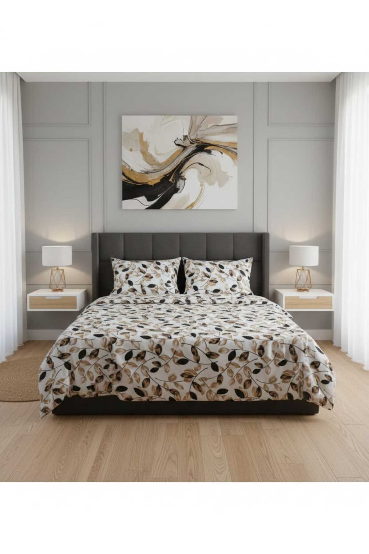 طقم غطاء لحاف مزدوج من يابراك