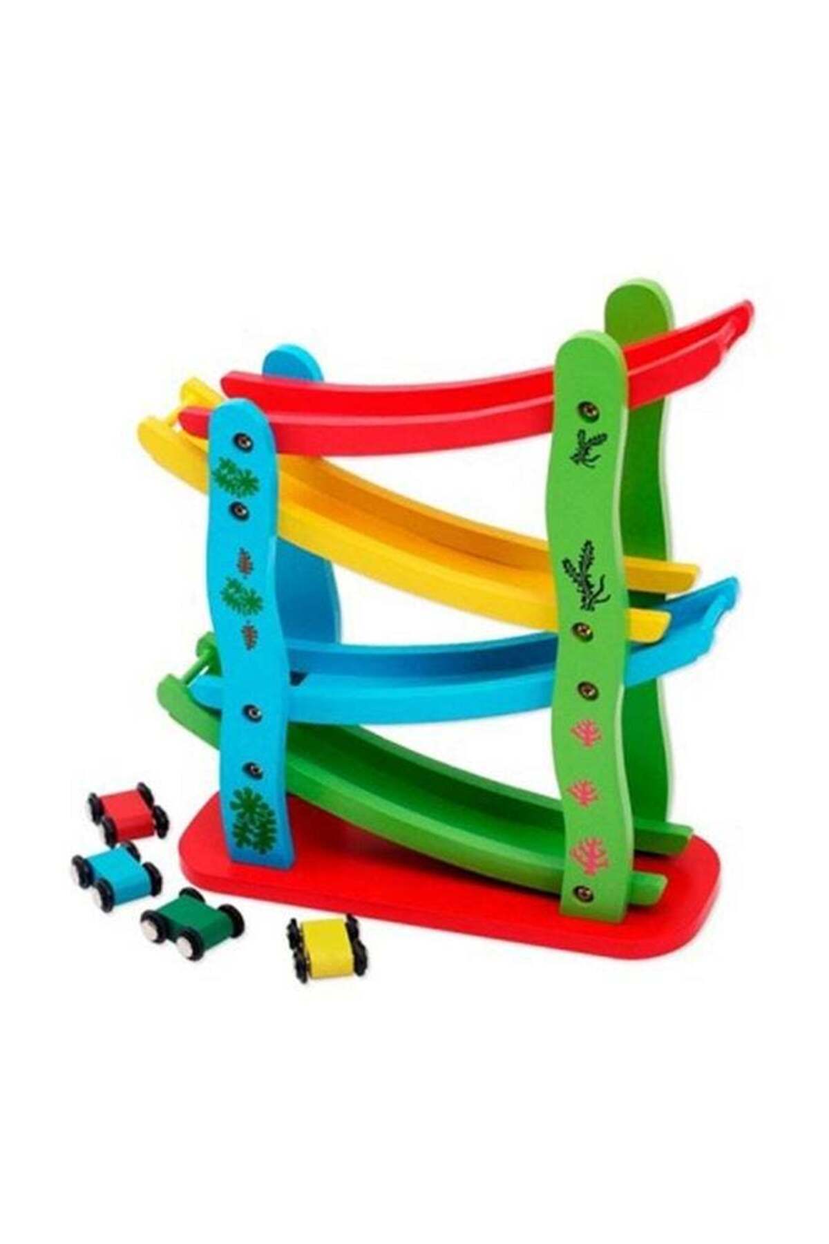 ماشین اسباب‌بازی چوبی اینرسی گلاید کار ترک - مناسب برای کودکان ۱ تا ۳ ساله، آموزش ابتدایی