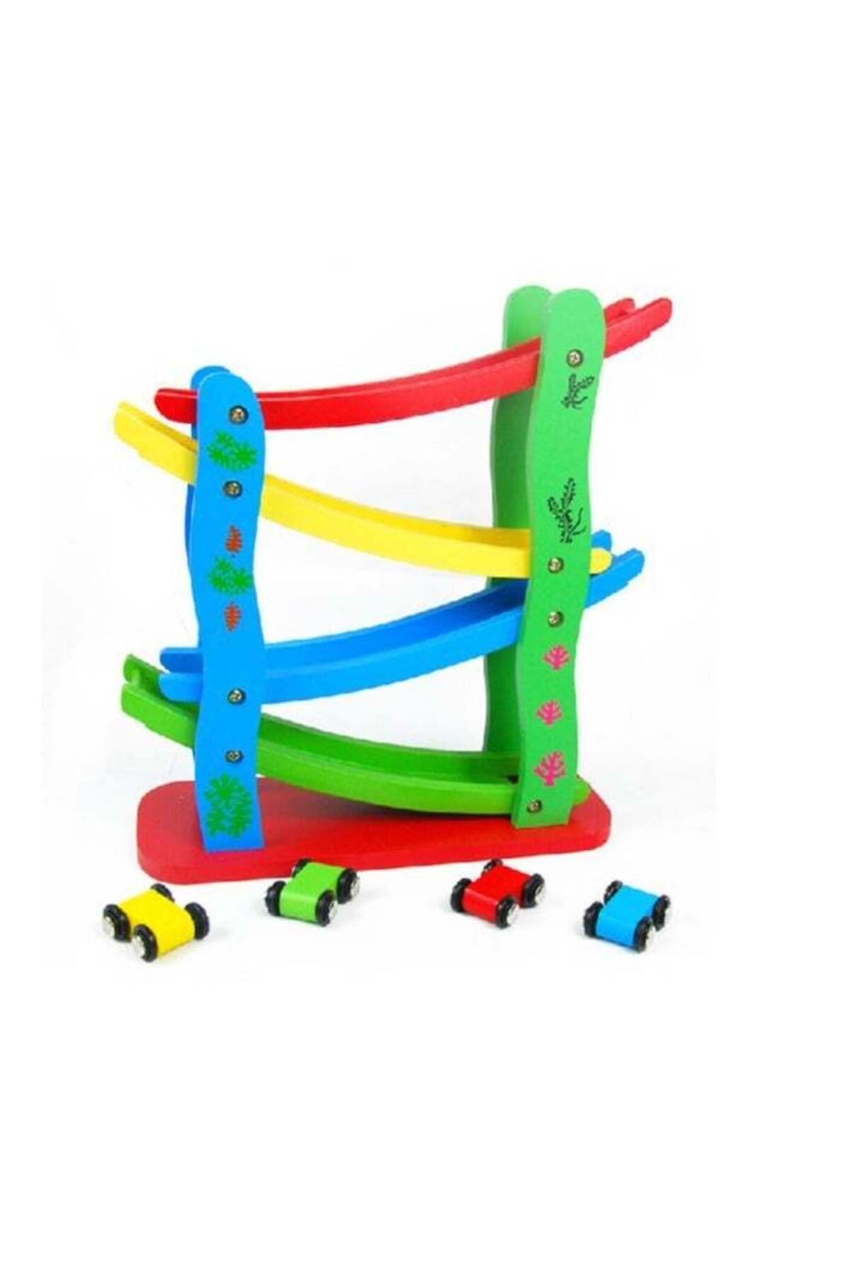 ماشین اسباب‌بازی چوبی اینرسی گلاید کار ترک - مناسب برای کودکان ۱ تا ۳ ساله، آموزش ابتدایی