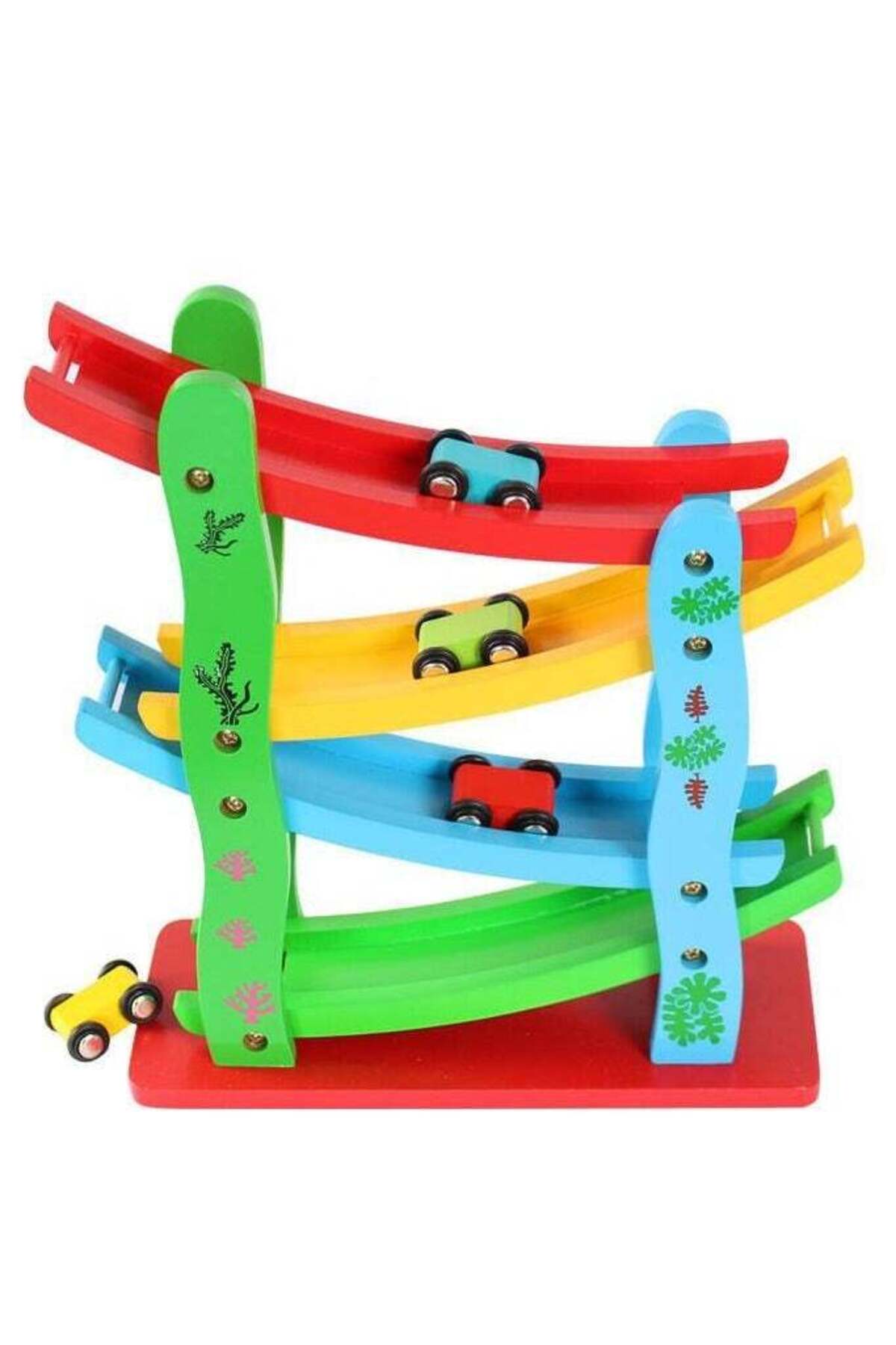 ماشین اسباب‌بازی چوبی اینرسی گلاید کار ترک - مناسب برای کودکان ۱ تا ۳ ساله، آموزش ابتدایی