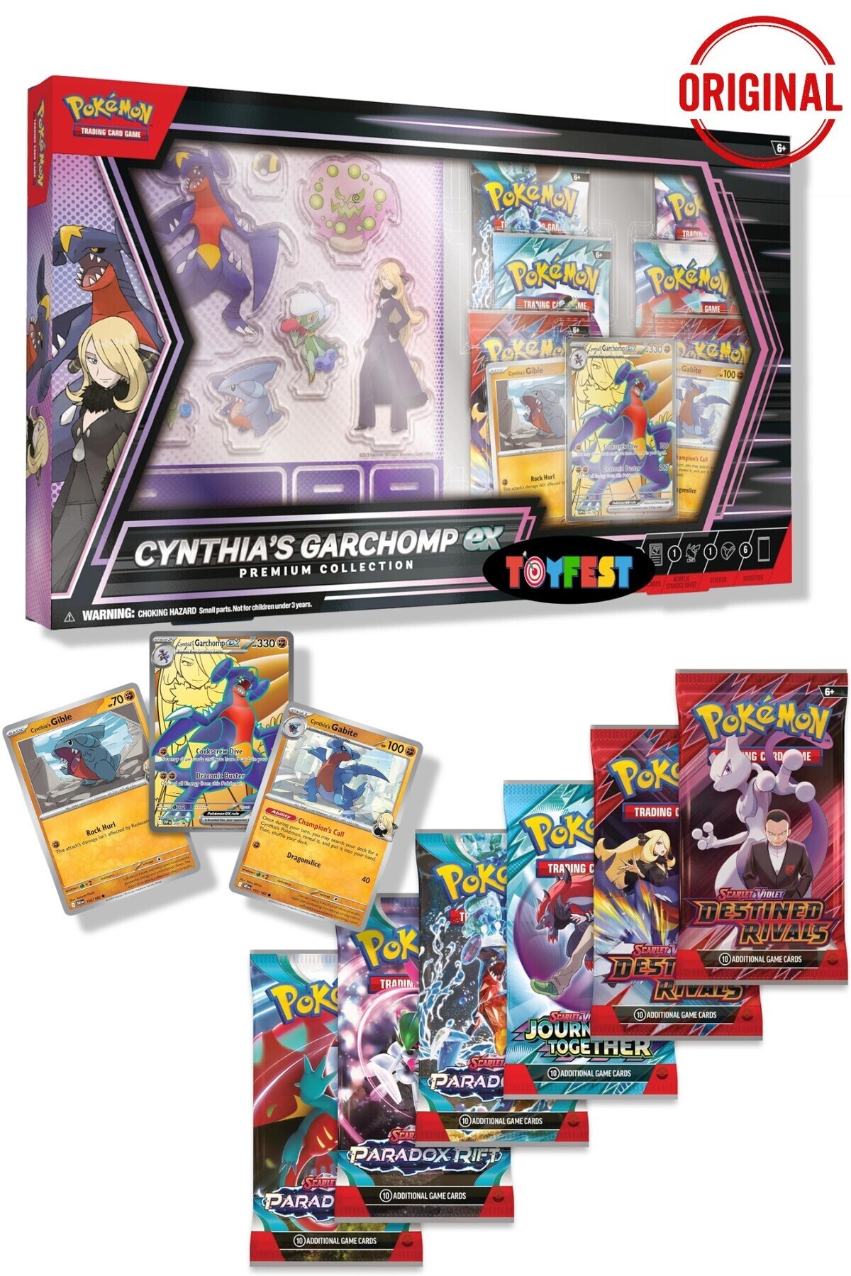 TOYFEST Pokemon Tcg Cynthia Garchomp Ex Premium Koleksiyon 3