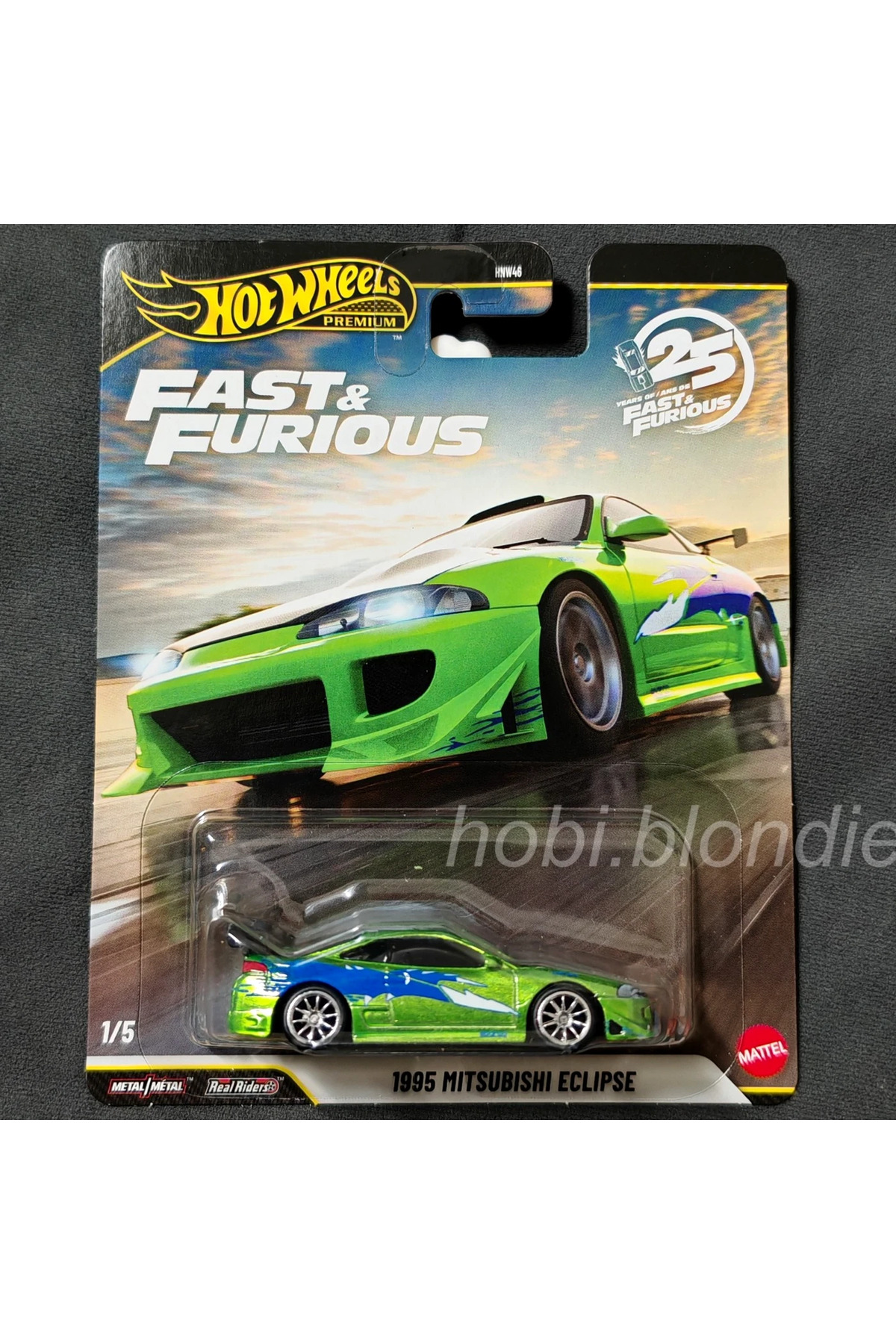 HOT WHEELS Premium Series 25.Yıl Özel Fast & Furious 1995