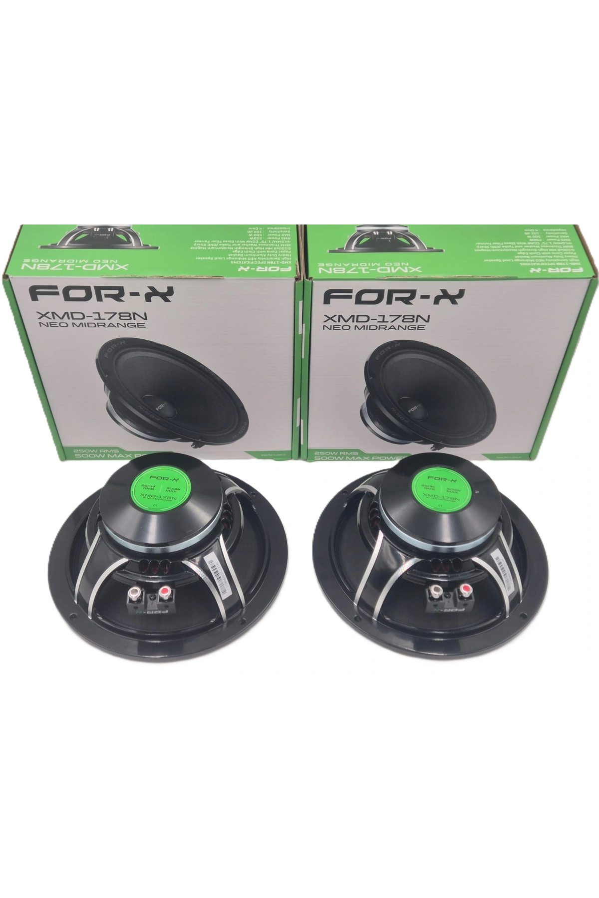 For-X 20cm Midrange - XMD-178N 500W 250RMS 20cm Neo Midrange