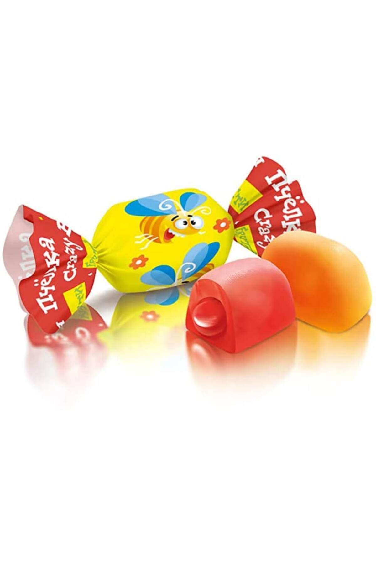 Roshen Crazy Bee, Микс от желирани бонбони с плодов пълнеж Рошен, 1 кг
