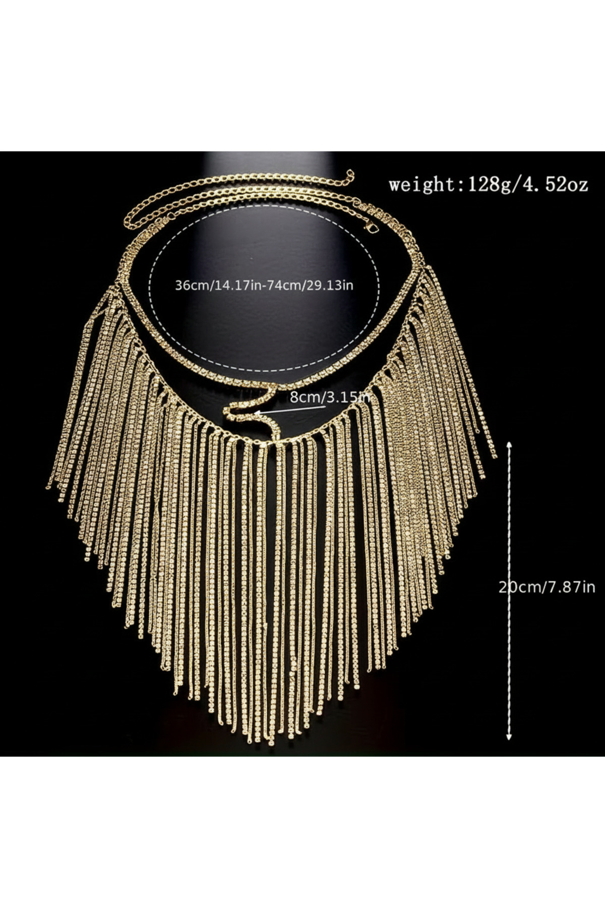 Kristal Taşlı Luxury Maske, Vücut Aksesuarı, Alınlık