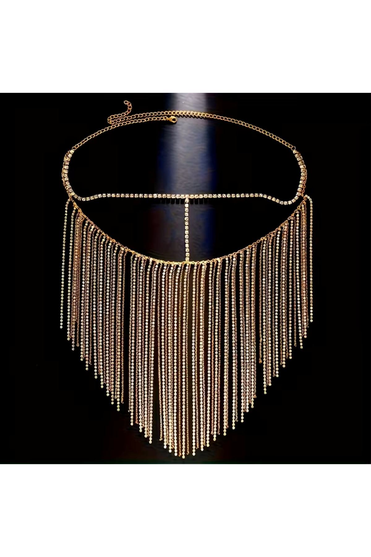 Kristal Taşlı Luxury Maske, Vücut Aksesuarı, Alınlık