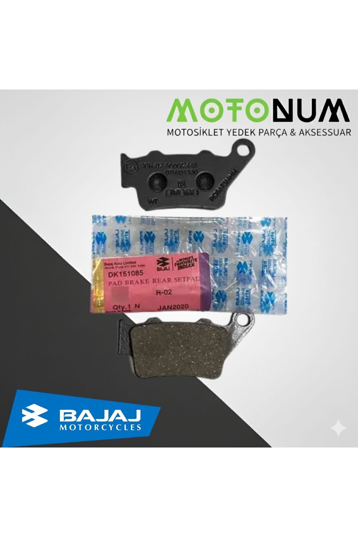 Bajaj Pulsar Ns 200 Arka Fren Balatası Mndk151085