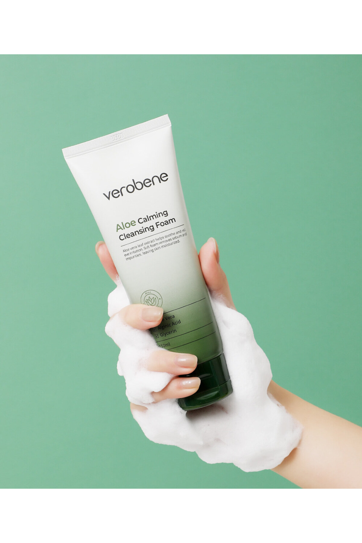 Aloe Calming Cleansing Foam Aloe Vera İçerikli Yatıştırıcı Temizleme Köpüğü 150ML — PVB-00022 — تصویر 2 از 2