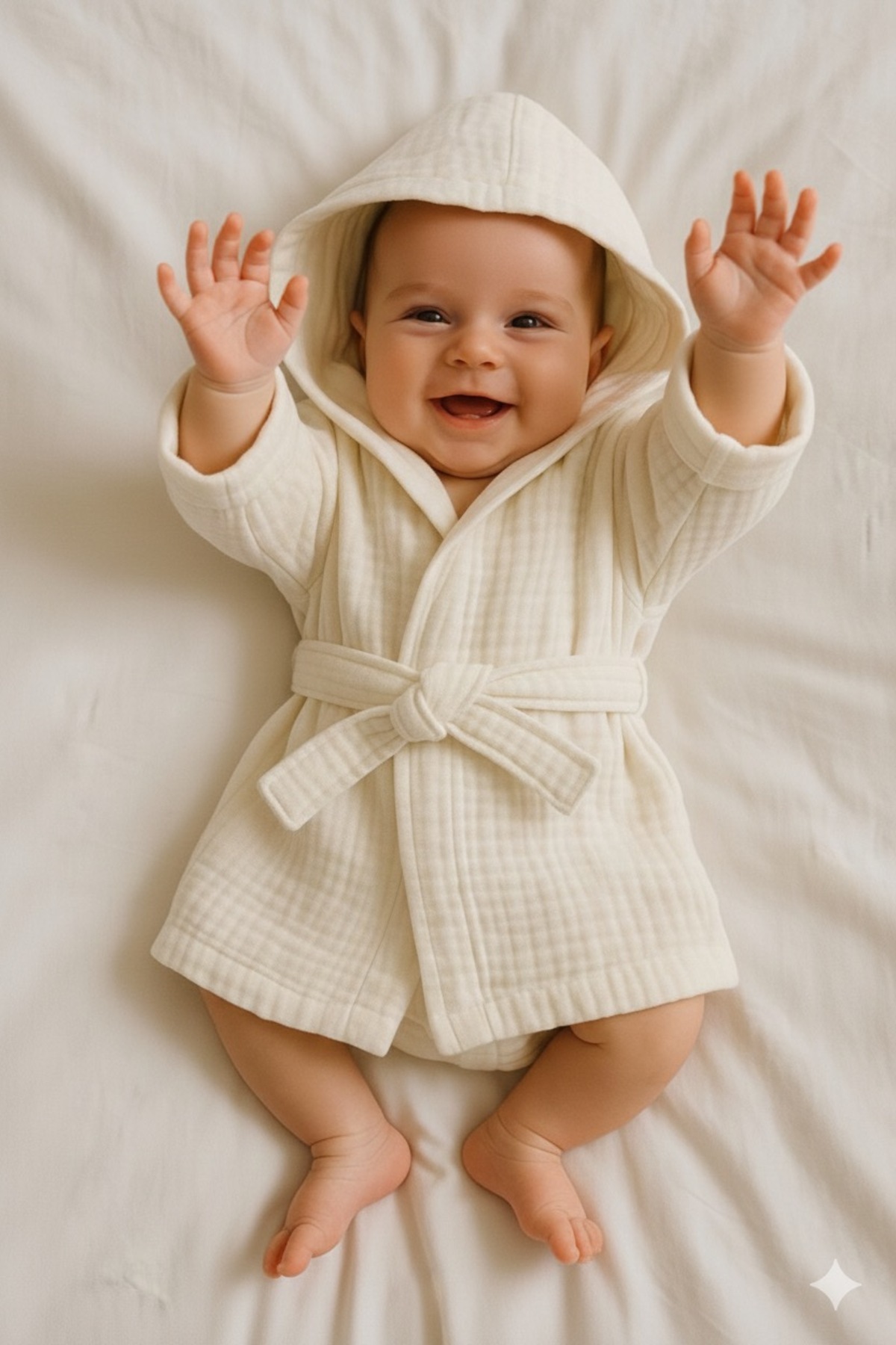 Heianmono Kids 4 Kat Müslin % 100 Pamuk Yeni Doğan 10'lu Bebek Seti (Erkek Bebek-Unisex) fotoğrafı 7 (önizleme)