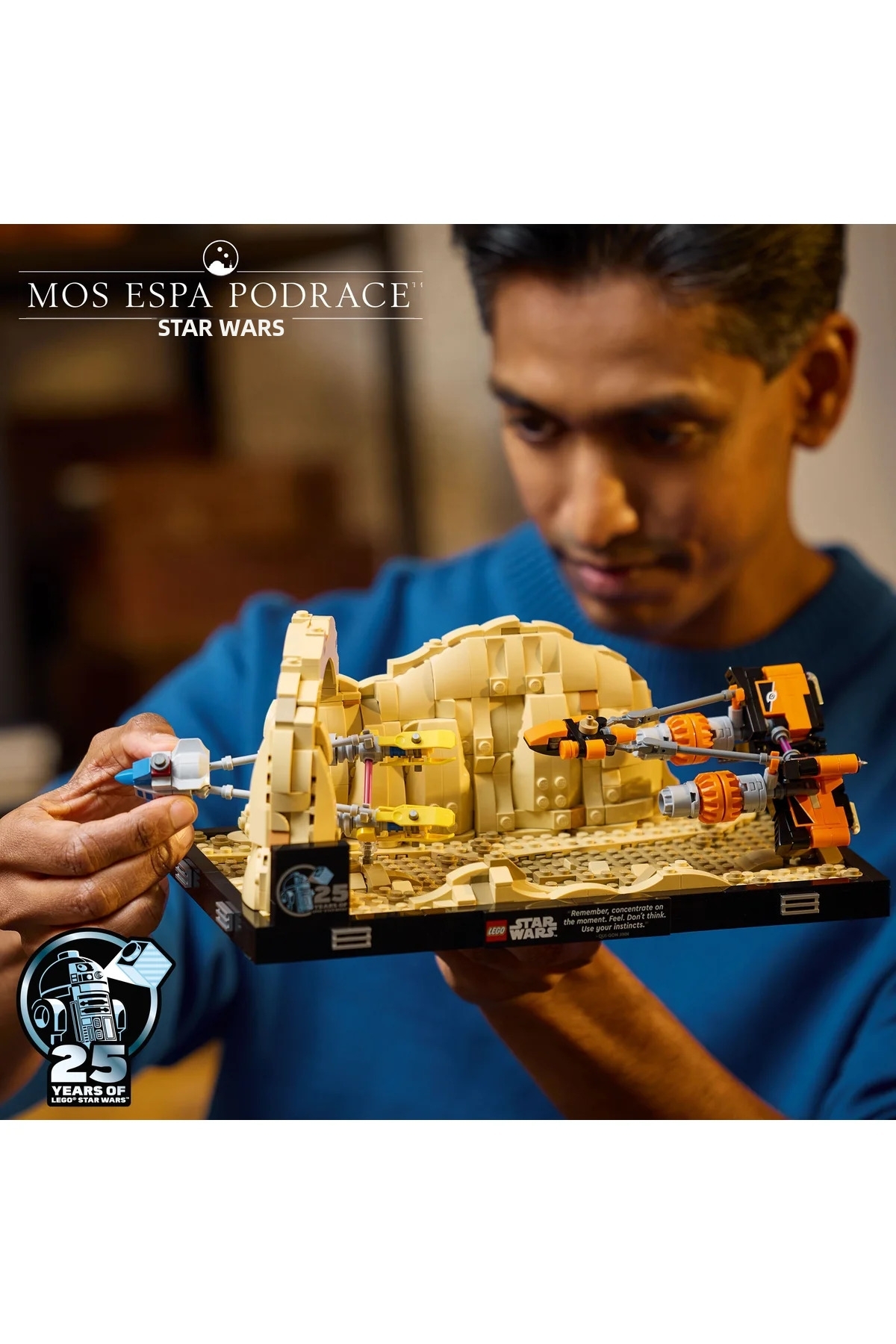 دیورامای مس اسپاپود رِیس جنگ ستارگان™ 75380 – کیت ساخت مدل خلاقانه برای سنین ۱۸+ (۷۱۸ قطعه)