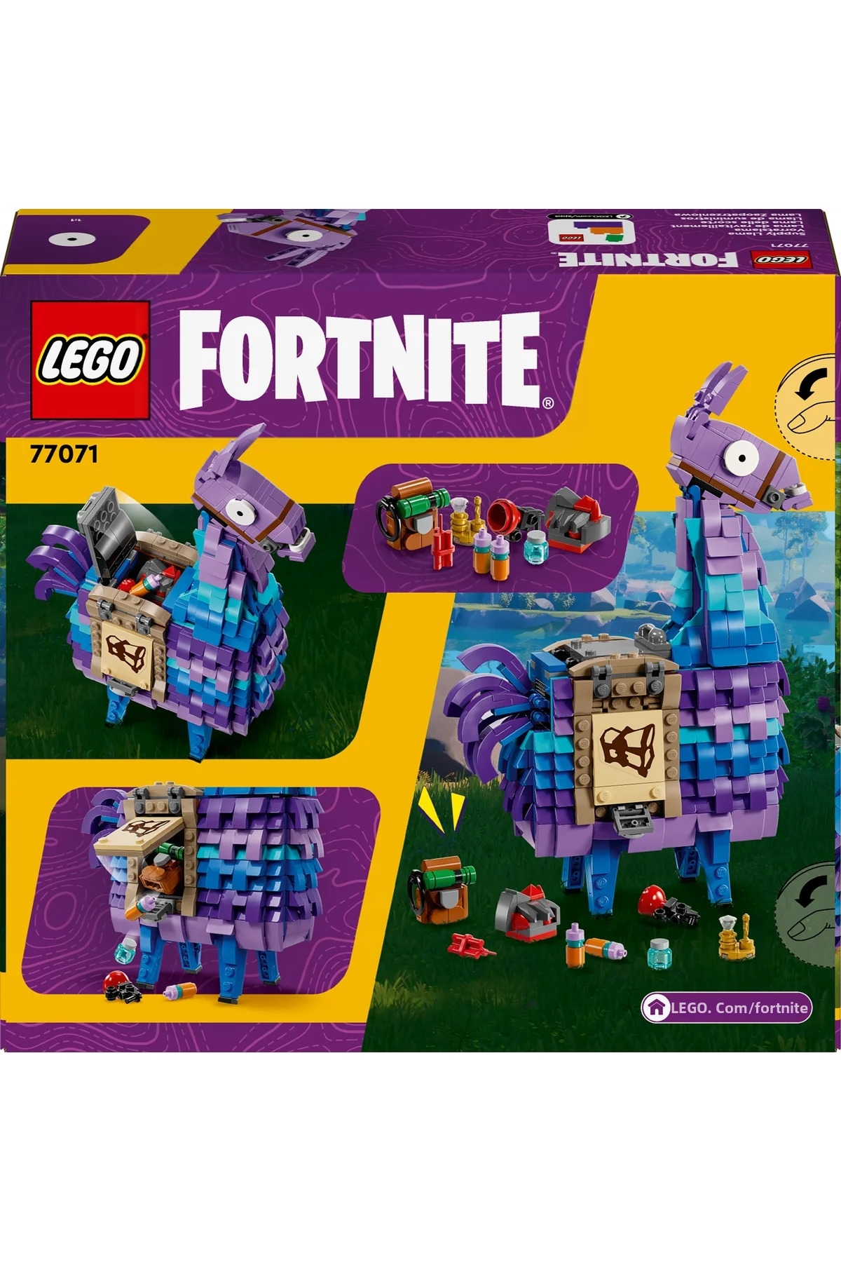 ® فورتنایت لامای تدارکات ۷۷۰۷۱ مجموعه ساختنی خلاقانه برای کودکان ۱۲ سال و بالاتر (۶۹۱ قطعه)