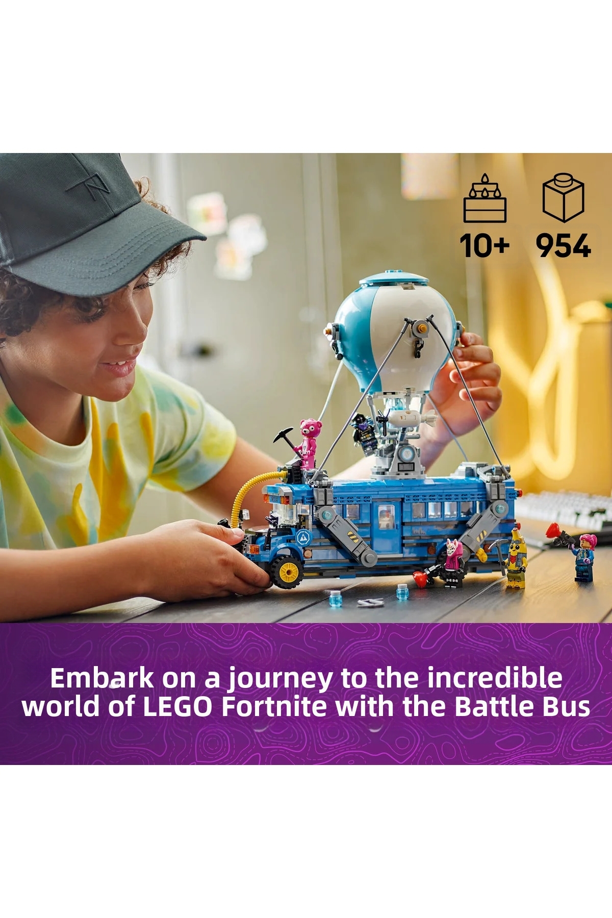 ® اسباب‌بازی ویدیویی بازی فورتنایت® اتوبوس جنگی ۷۷۰۷۳