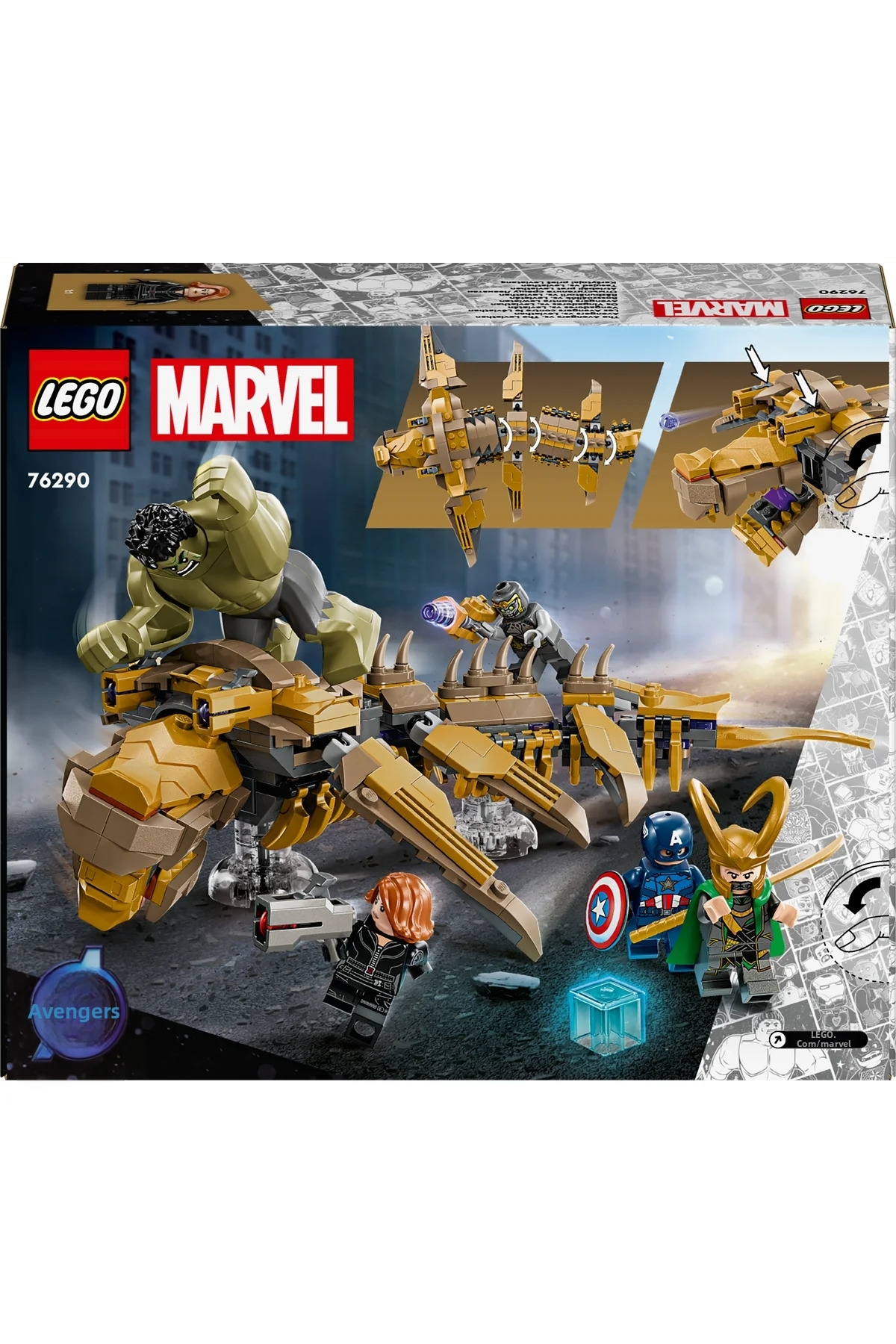 ® مارول انتقام‌جویان، در برابر لویاتان ۷۶۲۹۰ – مجموعه ساختنی خلاقانه برای سنین ۷+ (۳۴۷ قطعه)