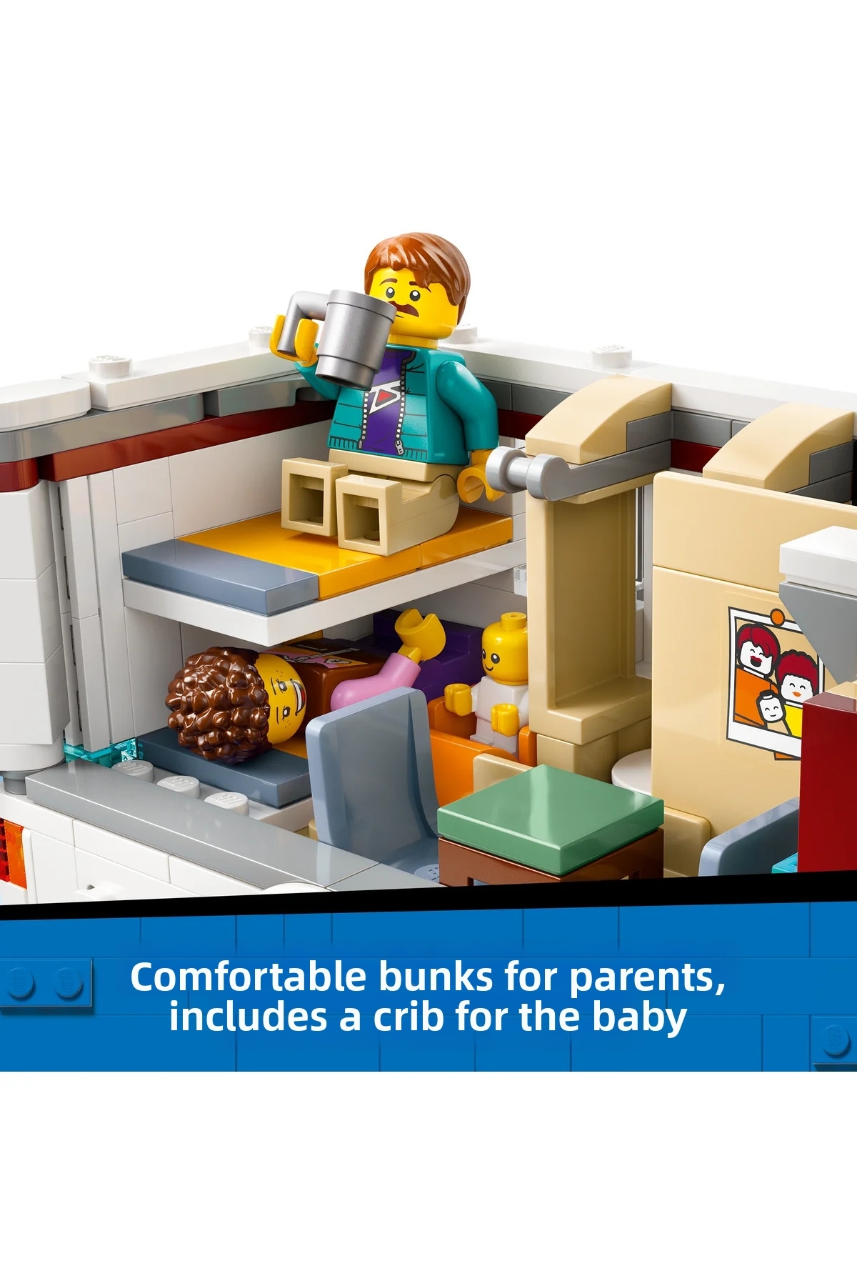 ® مجموعه اسباب‌بازی خودروی کمپ‌ون ماجراجویی تعطیلات شهری ۶۰۴۵۴