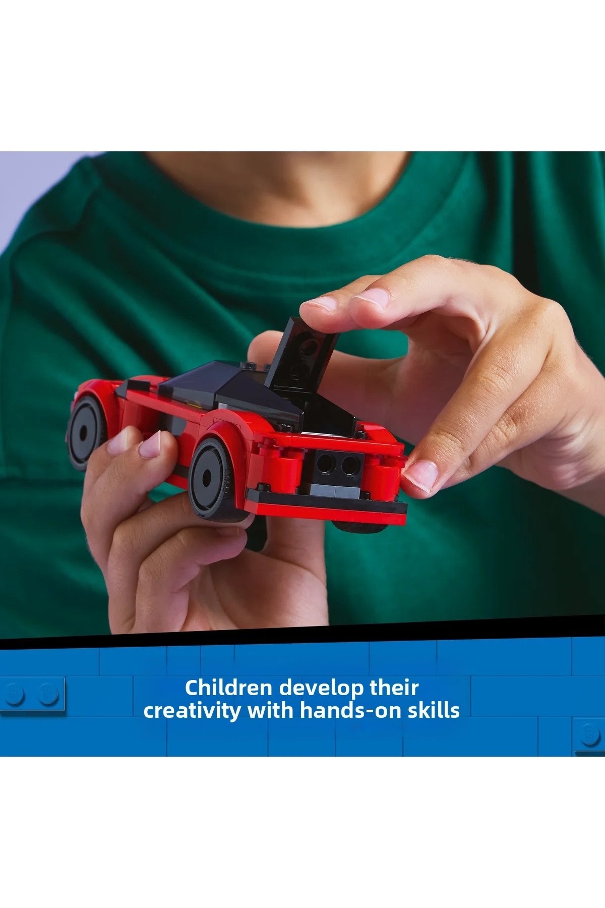 ® ماشین اسپرت قرمز شهری 60448 – مجموعه ساختنی اسباب‌بازی خلاقانه ۵+ (۱۰۹ قطعه)