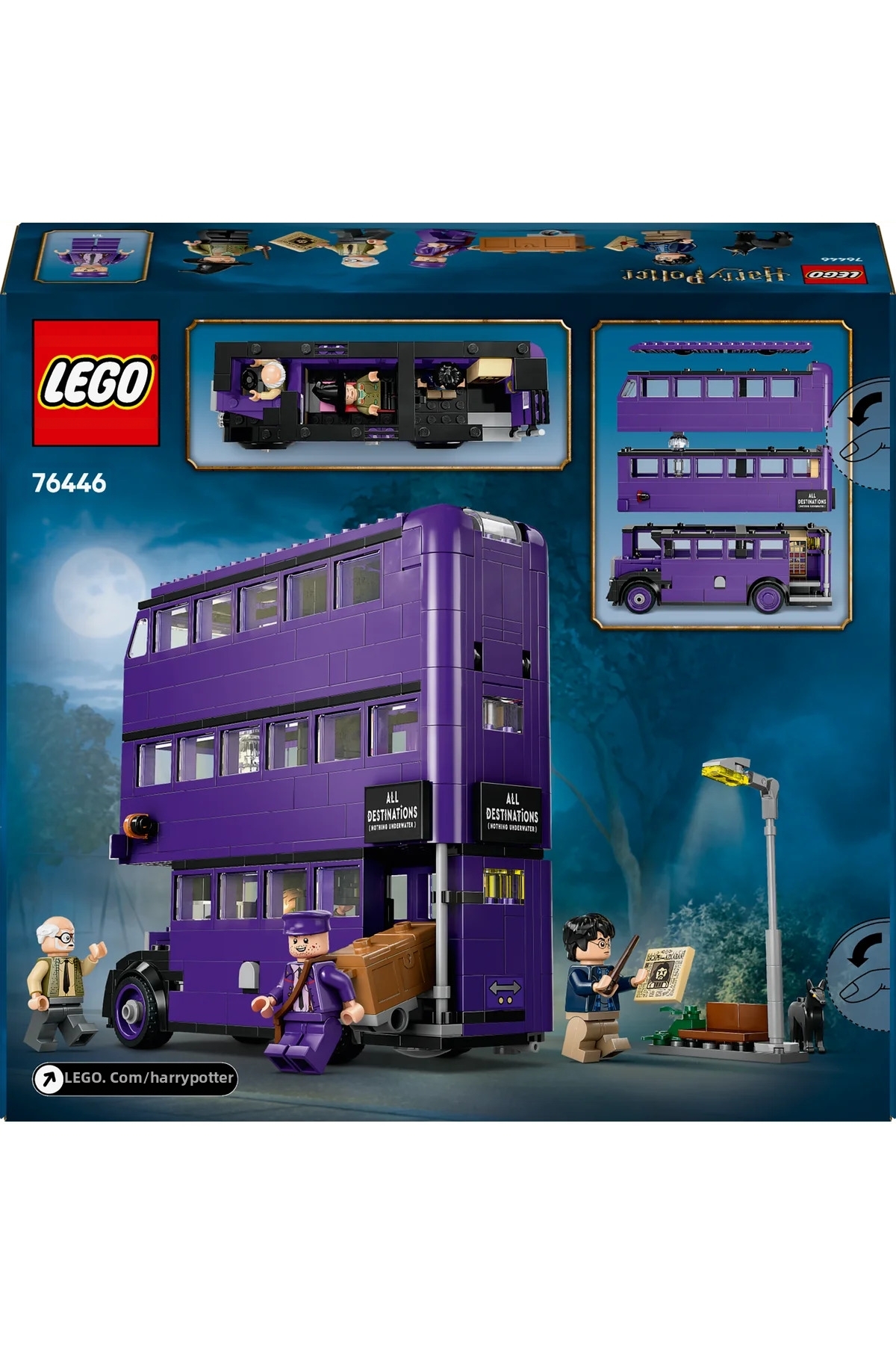 ماکت ساختنی خودروی کودکان هری پاتر™ ماجراجویی اتوبوس هیزِر 76446 – مناسب سنین ۸ سال به بالا (۴۹۹P)