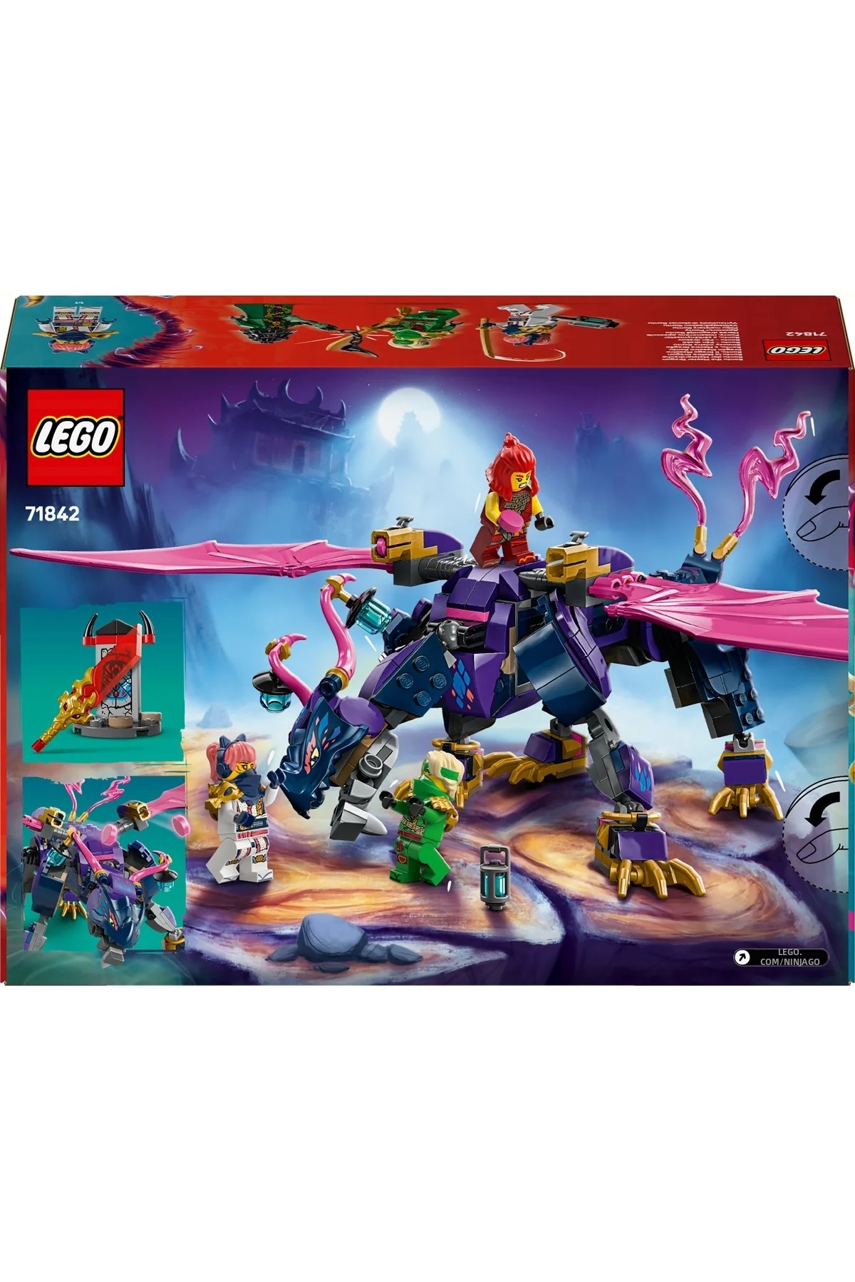 ® نینجاگو ® اژدهای استاد رونتو ۷۱۸۴۲ – مجموعه ساختنی اسباب‌بازی خلاقانه برای کودکان ۷+ (۳۸۱ قطعه)