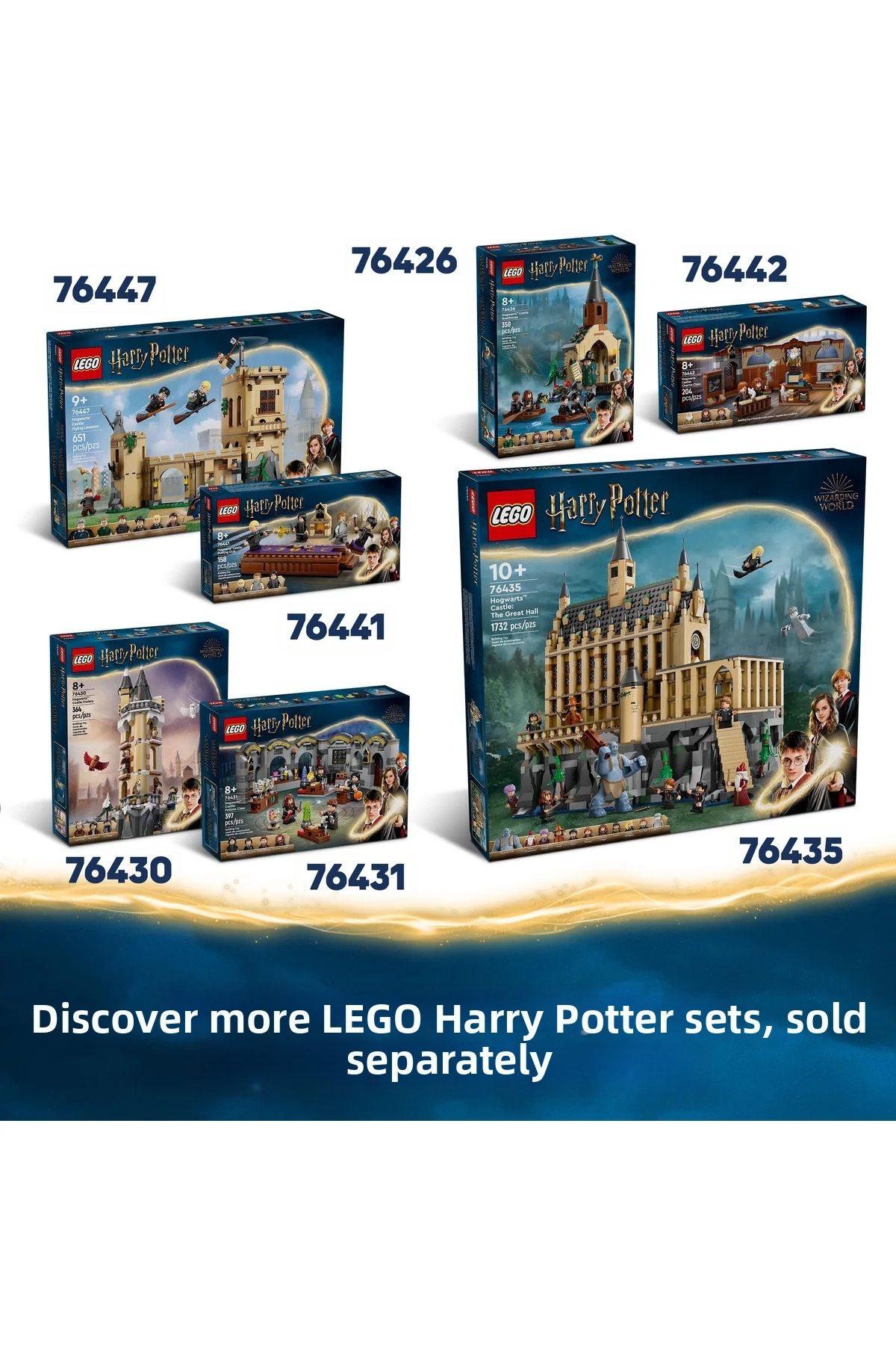 ® مجموعه ساختنی هری پاتر عمارت مالفوی ۷۶۴۵۳ برای کودکان ۱۰+ سال (۱۶۰۱ قطعه)