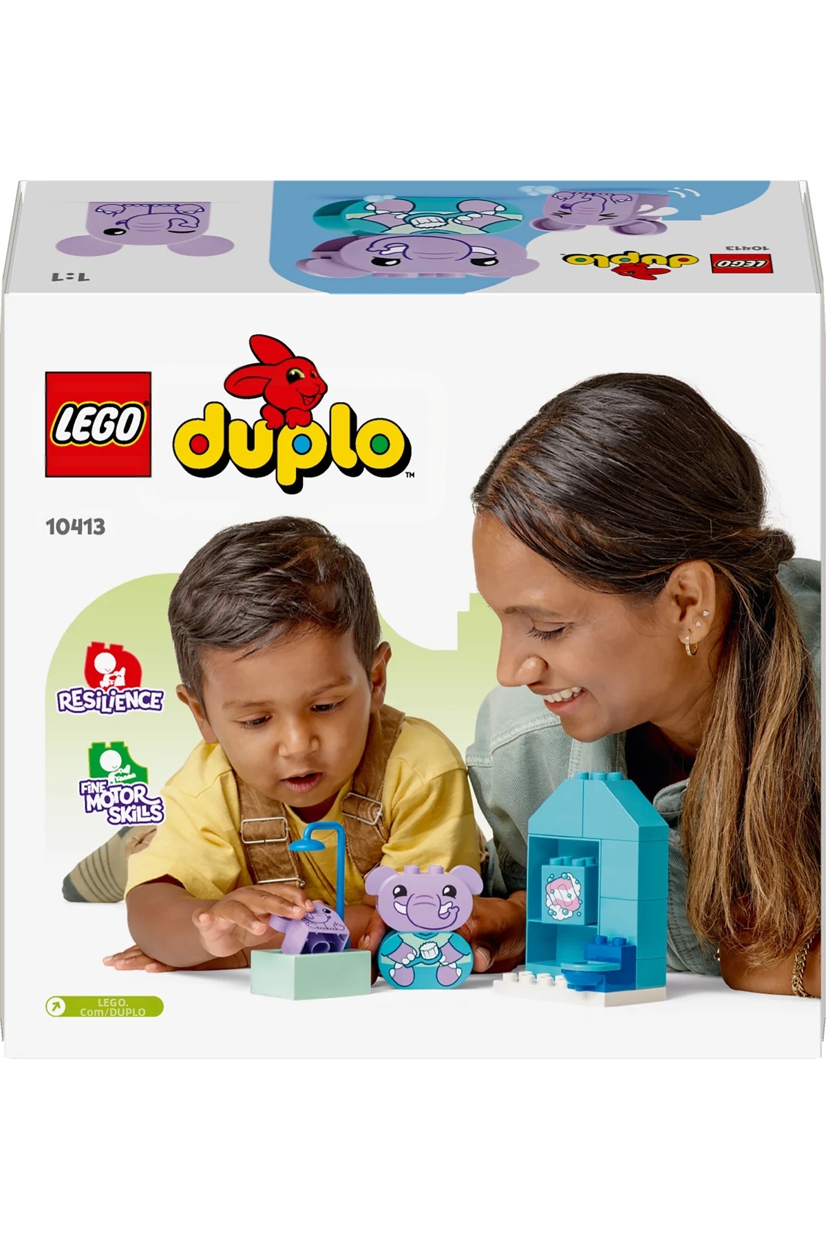 ® دوپلو اولین روتین‌های روزانه من: مجموعه ساختنی زمان حمام ۱۰۴۱۳ برای کودکان ۱٫۵ ساله به بالا (۱۵ تکه)