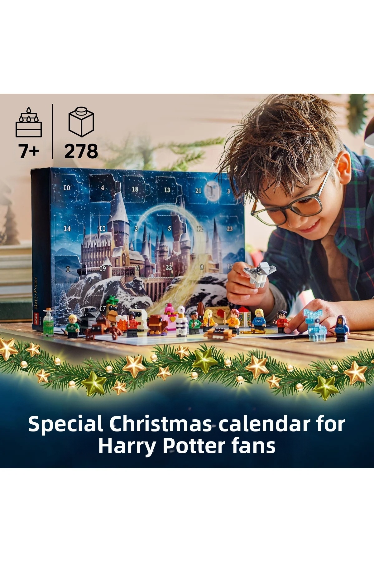 ® هری پاتر ™ تقویم سال نو ۲۰۲۵ ۷۶۴۵۶ – مجموعه شمارش معکوس تا سال نو برای کودکان ۷+ (۲۷۸P)