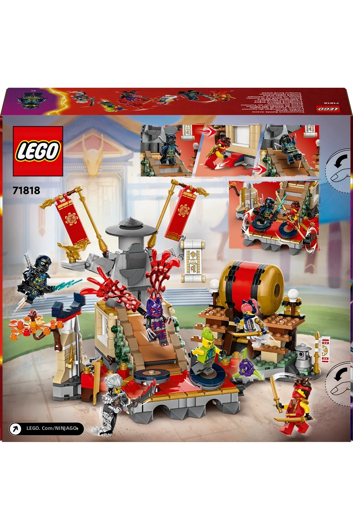 مجموعه ساختنی آرنا نبرد تورنمنت اینسکس نینجاگو ® ۷۱۸۱۸ – برای کودکان ۷ سال به بالا (۶۵۹ قطعه) ترندی ۱۰