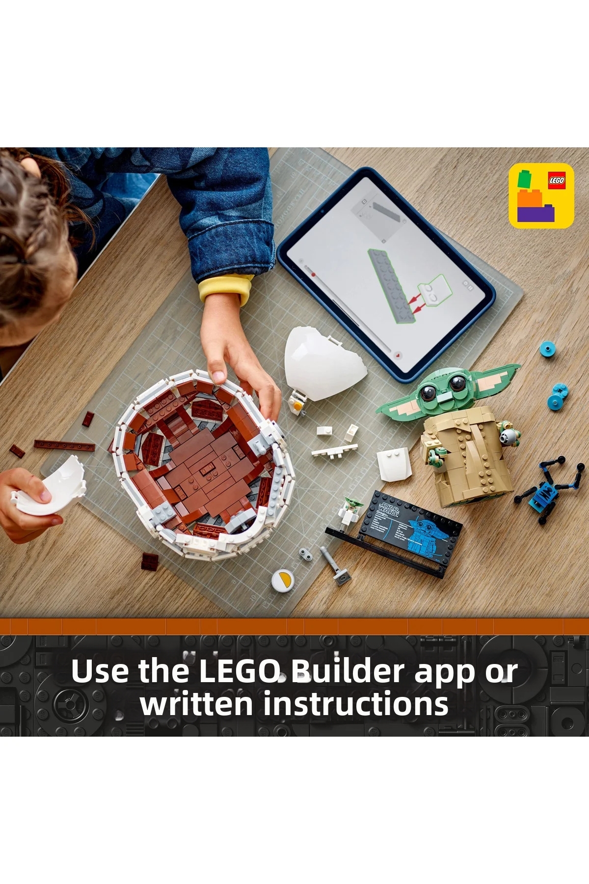 ® جنگ ستارگان: ماندالورین™ گروگو™ با کالسکه‌ی شناور، فیگور قابل ساخت ۷۵۴۰۳