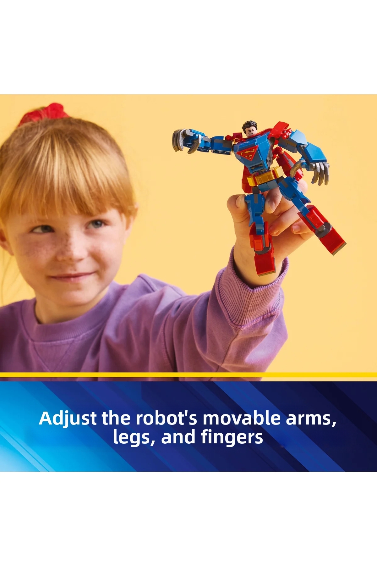 ® دی‌سی بتمن ™ سوپرمن ™ ربات در برابر لکس لوثر ™ ۷۶۳۰۲ – مجموعه ساختنی اسباب‌بازی ۶+ (۱۲۰ قطعه)
