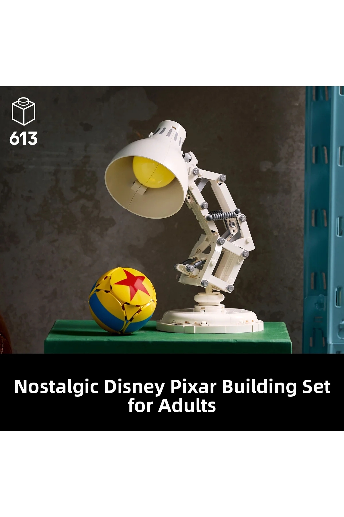 ® ایده‌ها | دیزنی پیکسار لوکسو جونیور ۲۱۳۵۷ – کیت ساخت ماکت کلکسیونی برای بزرگسالان (۶۱۳P)