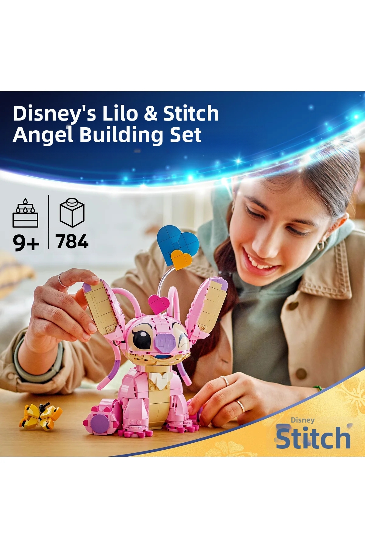 ® ǀ دیزنی آنجل ۴۳۲۵۷ – مجموعه ساختنی اسباببازی شخصیتهای لیلو و استیچ برای کودکان (۹+ سال) (۷۸۴)