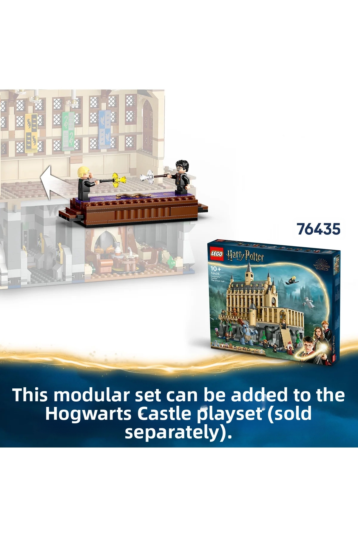 ® هری پاتر ™ قلعه هاگوارتز ™: باشگاه دوئل ۷۶۴۴۱ – مجموعه ساختنی اسباببازی برای کودکان ۸+ (۱۵۸ قطعه)