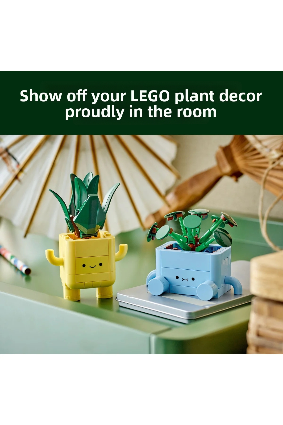 ® Botanicals Happy Plants 10349 - کیت ساخت گل تزئینی برای کودکان ۹ سال به بالا (۲۱۷ قطعه)