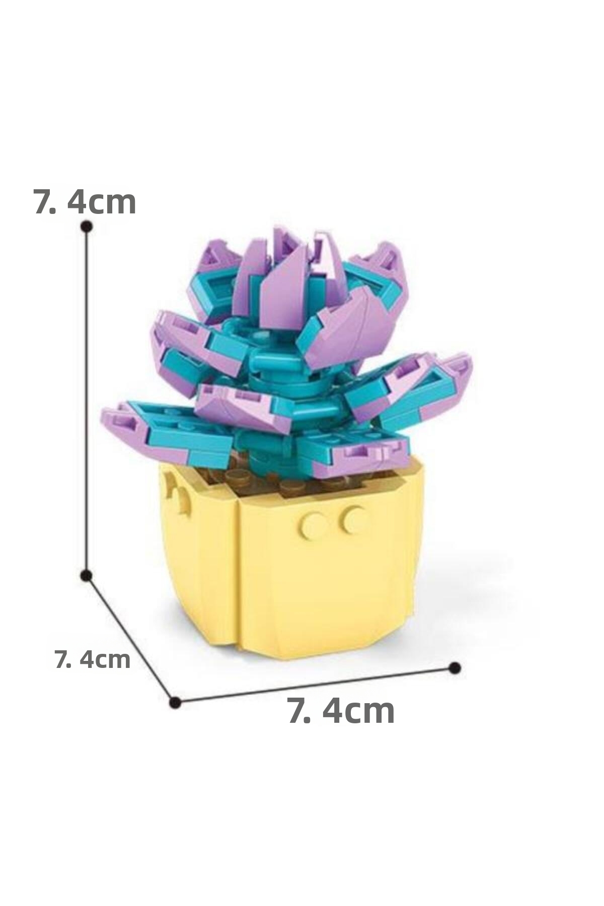 Ctoys Flower Blocks 8942-10 اچه‌وریا کانته – ست ۷۸ تکه بلوک‌های ساختنی گل (۶ سال به بالا)