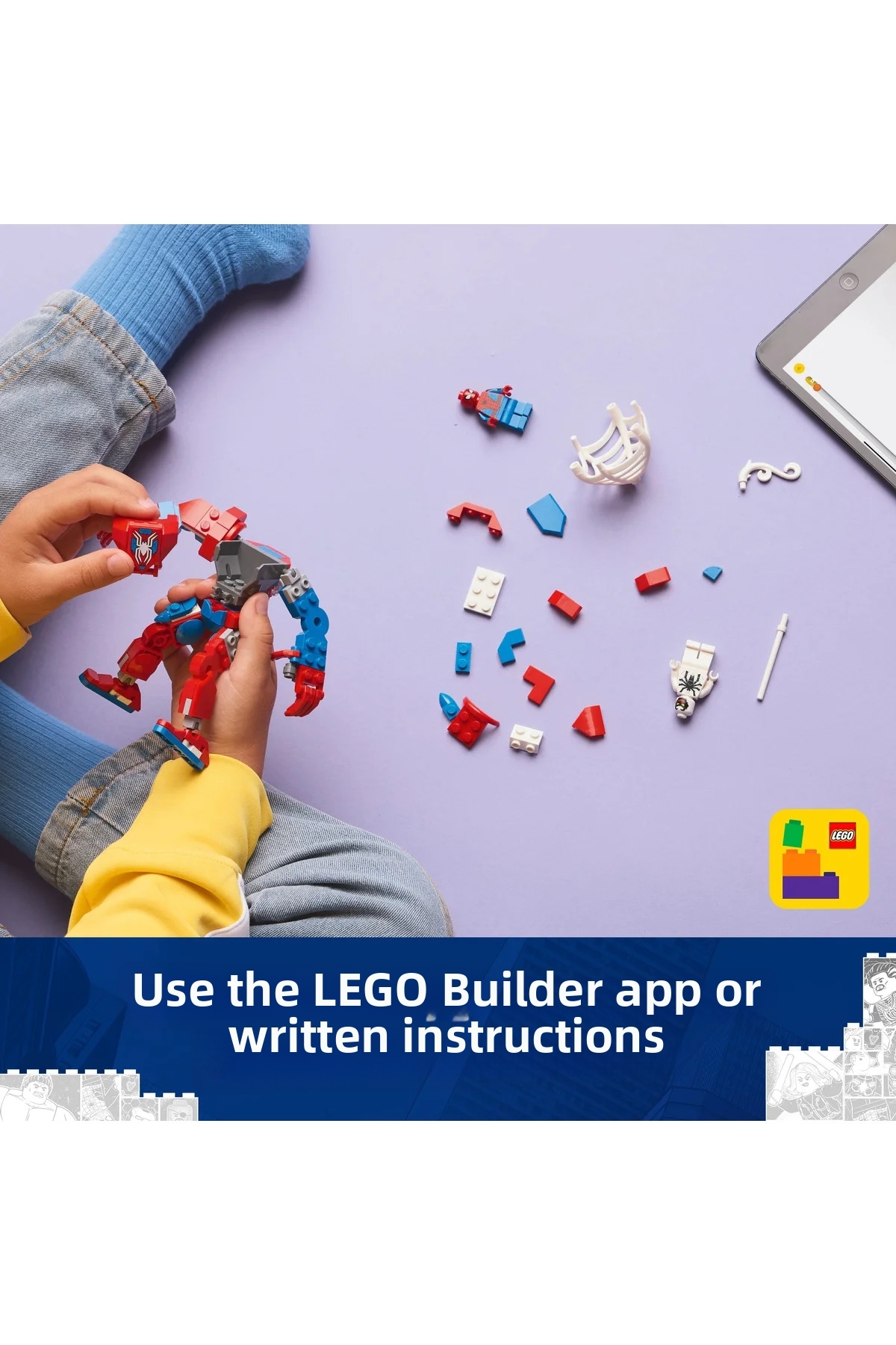 ربات مرد عنکبوتی مارول – آنتی وِنم، کیت ساختنی ۷۶۳۰۸ (۶ سال به بالا)