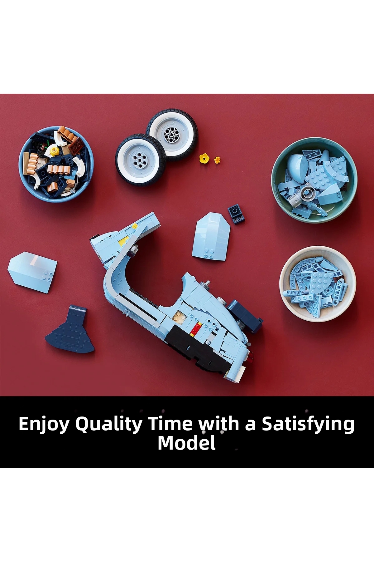 ® ICONS وسپا ۱۲۵ ۱۰۲۹۸ – مجموعه ساختنی تزئینی و کلکسیونی برای بزرگسالان (۱۱۰۶ قطعه)