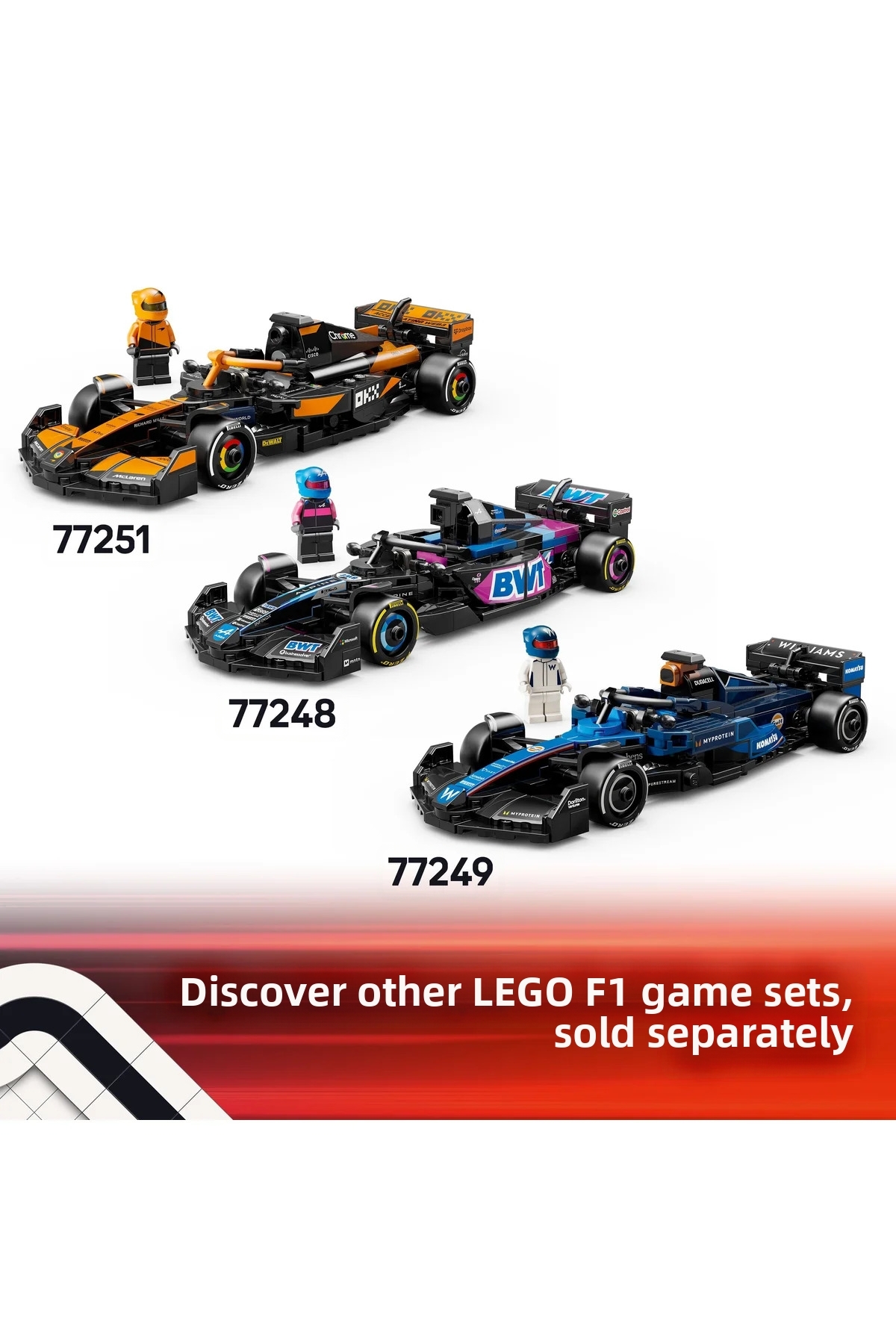 اسپید چمپیونز ® مرسدس-آمجیئیسی اف۱ W15 خودروی مسابقهای ۷۷۲۴۴ – مجموعه ساختنی اسباببازی ۱۰+ (۲۶۷P)