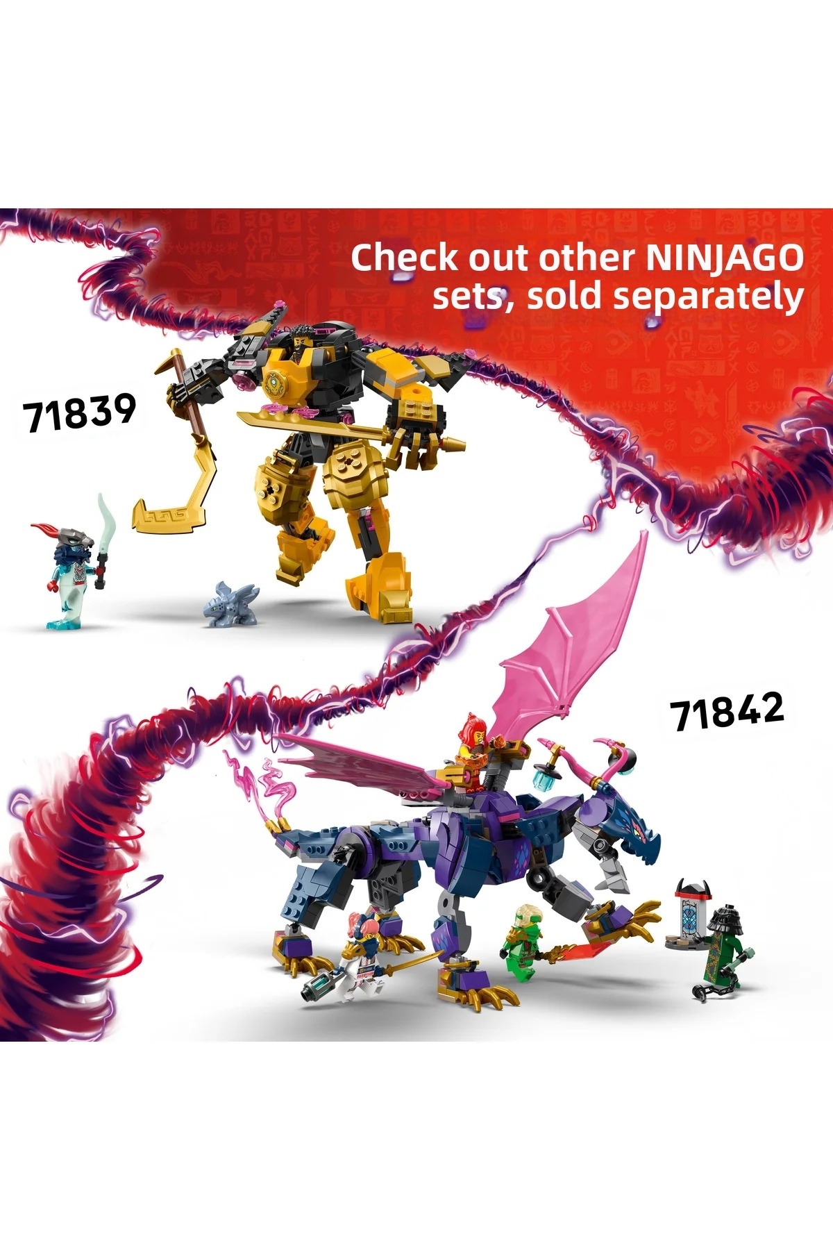 ® نینجاگو ® مسابقه سرعت موتورسواری کای ۷۱۸۳۸ – ست ساختنی خلاقانه برای کودکان ۶+ (۷۹ قطعه)