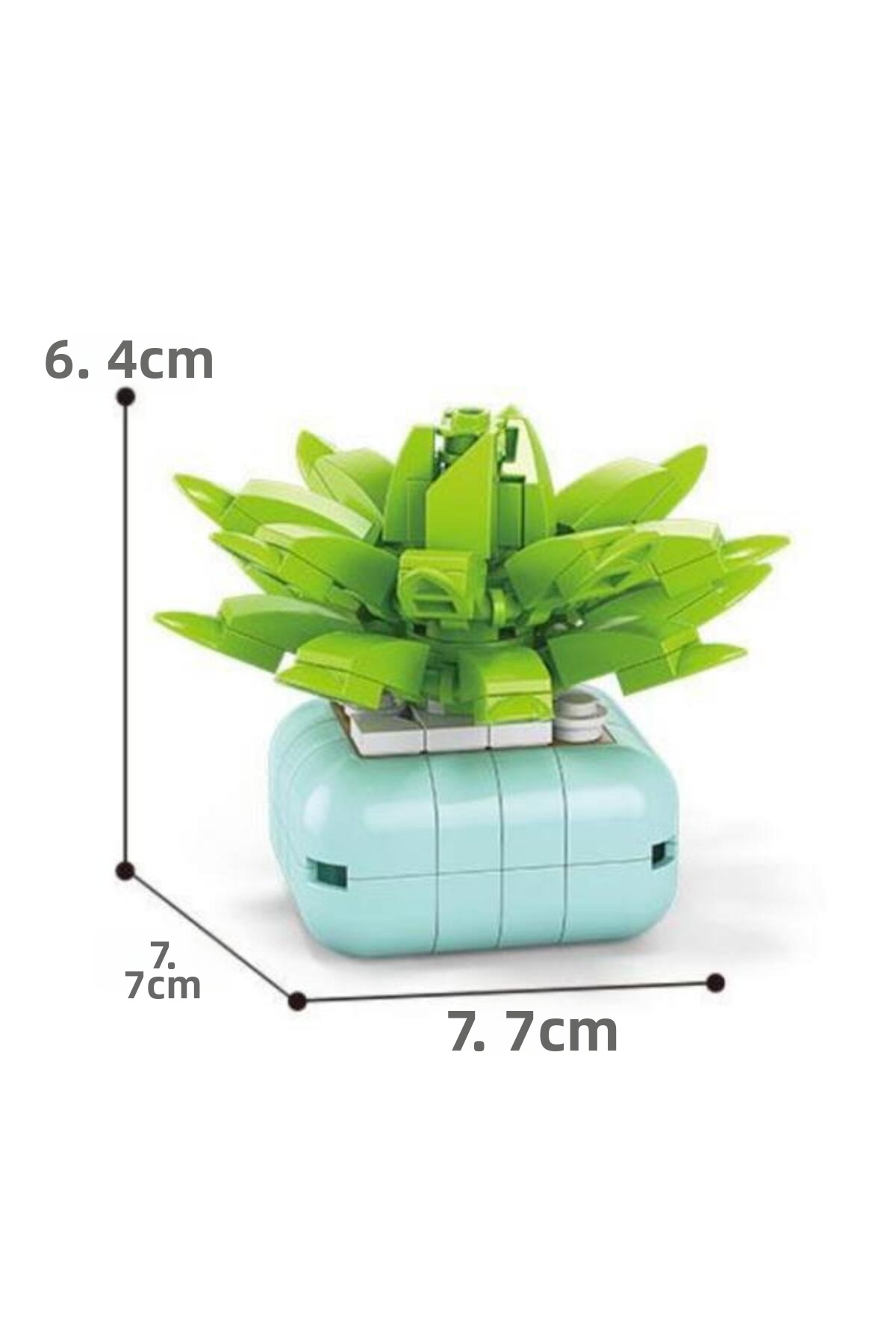 Ctoys Flower Blocks 8942-11 ساکولنت هاورتیا کوپری – ست بلوکهای ساختنی گل ۱۱۴ تکه (۶ سال به بالا)