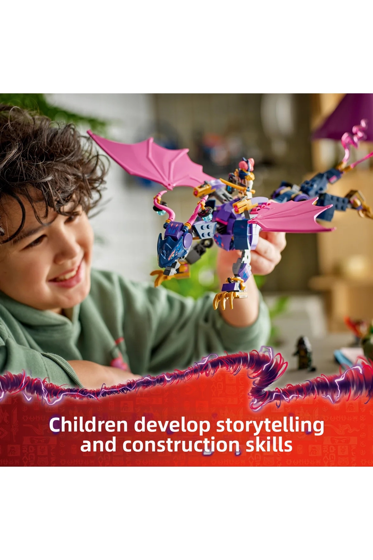 ® نینجاگو ® اژدهای استاد رونتو ۷۱۸۴۲ – مجموعه ساختنی اسباب‌بازی خلاقانه برای کودکان ۷+ (۳۸۱ قطعه)