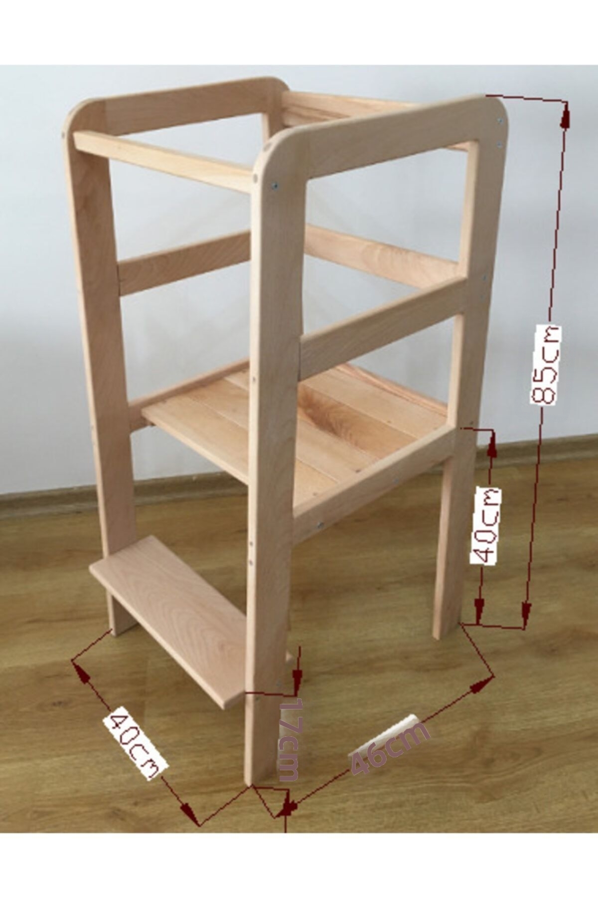برج یادگیری چوبی مونته‌سوری