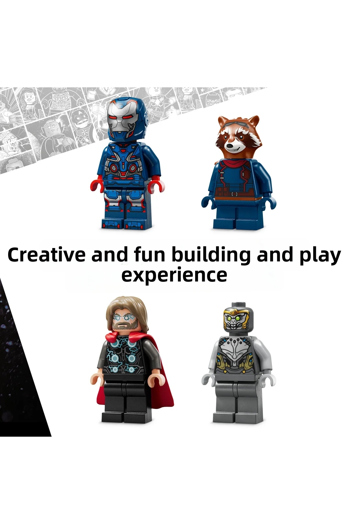 ® ǀ مارول انتقامجویان: پایان بازی ثور در برابر چیتوری 76322 – مجموعه ساختنی اسباببازی ۸+ (۳۷۳ قطعه)