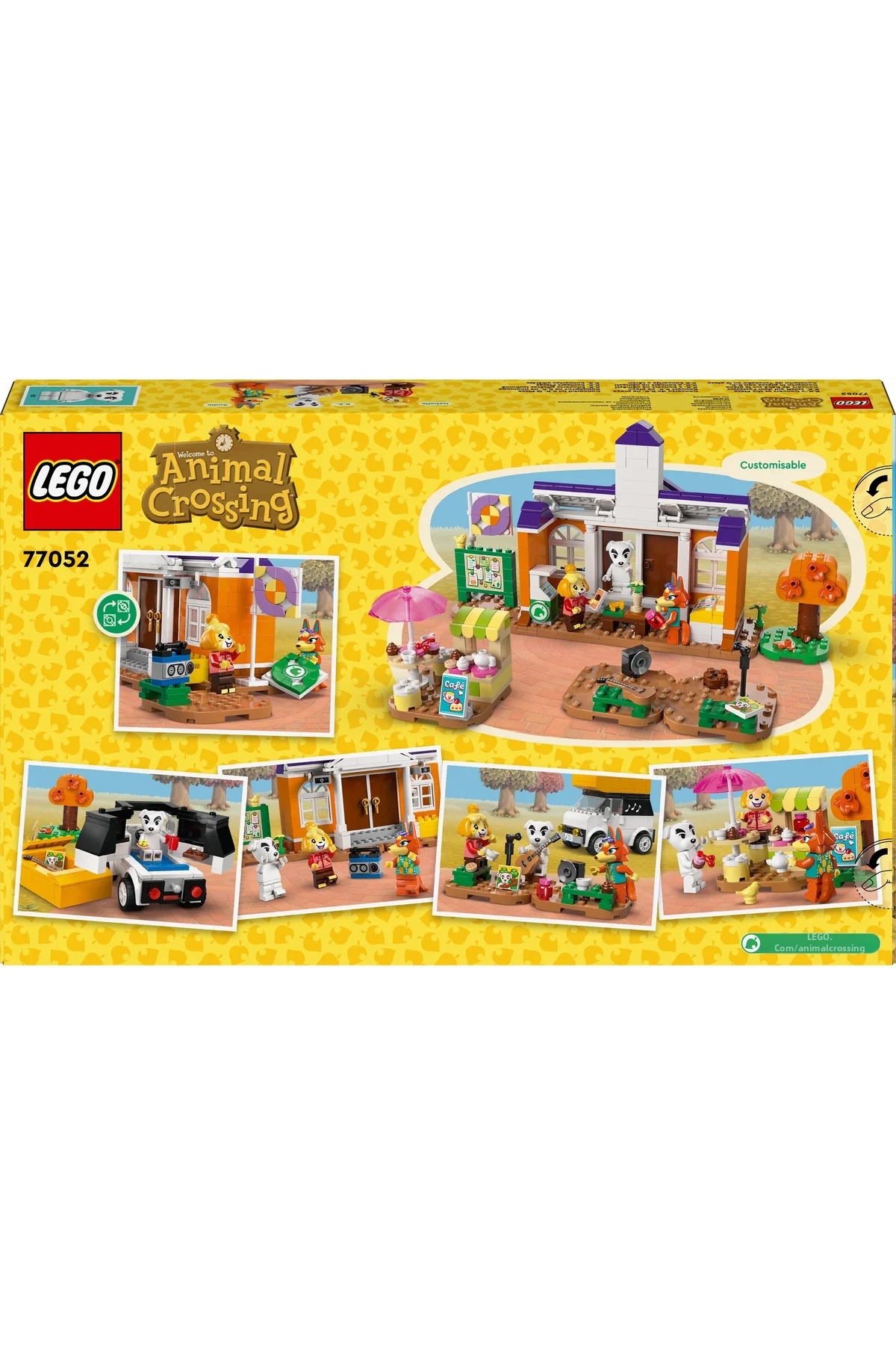 ® Animal Crossing ™ K.K. Square Concert 77052 – مجموعه ساختوساز اسباببازی برای کودکان ۷ سال به بالا (۵۵۰P)