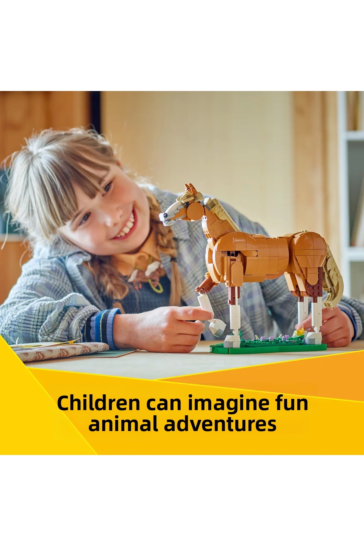 ® کریِیتور ۳ در ۱ اسب زیبا ۳۱۱۶۶ – ست ساختنی خلاقانه برای کودکان ۹ سال به بالا (۶۸۵ قطعه)