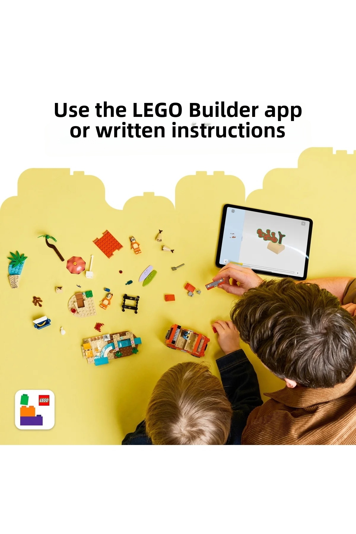 ® بلویی: سفر خانوادگی بلویی به ساحل ۱۱۲۰۲ – مجموعه ساختنی خلاقانه اسباببازی برای کودکان ۴+ (۱۳۳ قطعه)