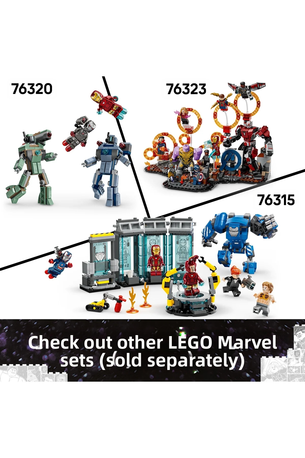 ® ǀ مارول انتقامجویان: پایان بازی ثور در برابر چیتوری 76322 – مجموعه ساختنی اسباببازی ۸+ (۳۷۳ قطعه)