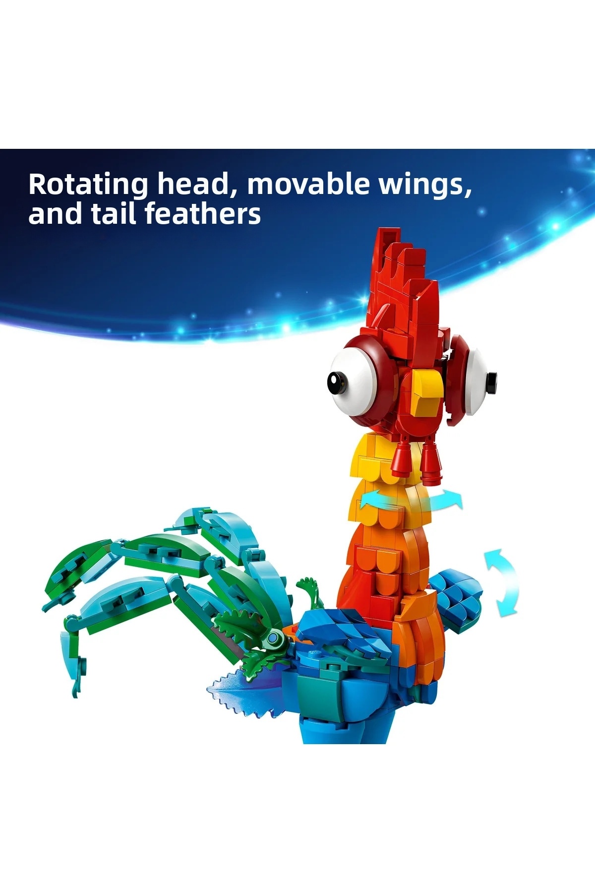 ® ǀ دیزنی موآنا ۲ هیهی ۴۳۲۷۲ – کیت ساخت مدل حیوان قابل ساخت برای کودکان ۹ سال به بالا (۵۶۶ قطعه)