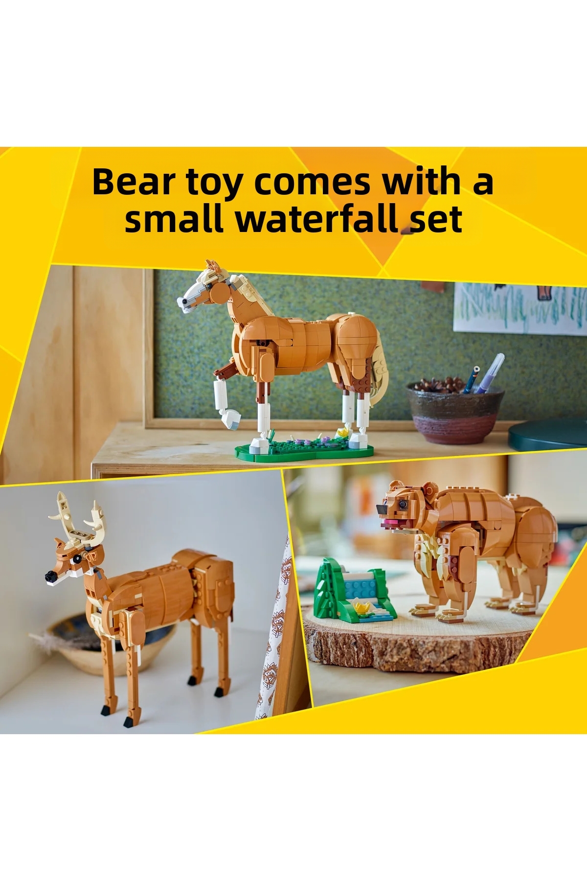 ® کریِیتور ۳ در ۱ اسب زیبا ۳۱۱۶۶ – ست ساختنی خلاقانه برای کودکان ۹ سال به بالا (۶۸۵ قطعه)