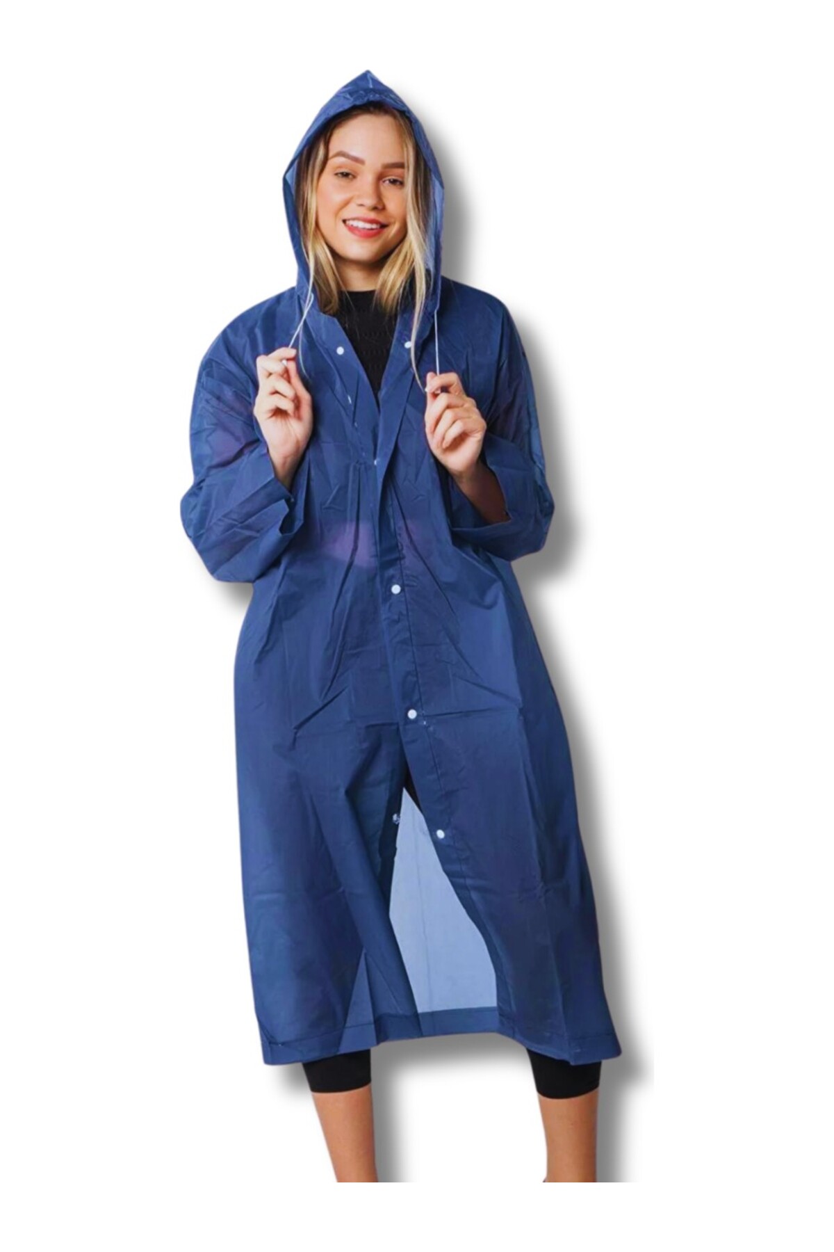 Bosile Unisex Eva Kumaş Su Rüzgar Geçirmez Yağmurluk görsel 2
