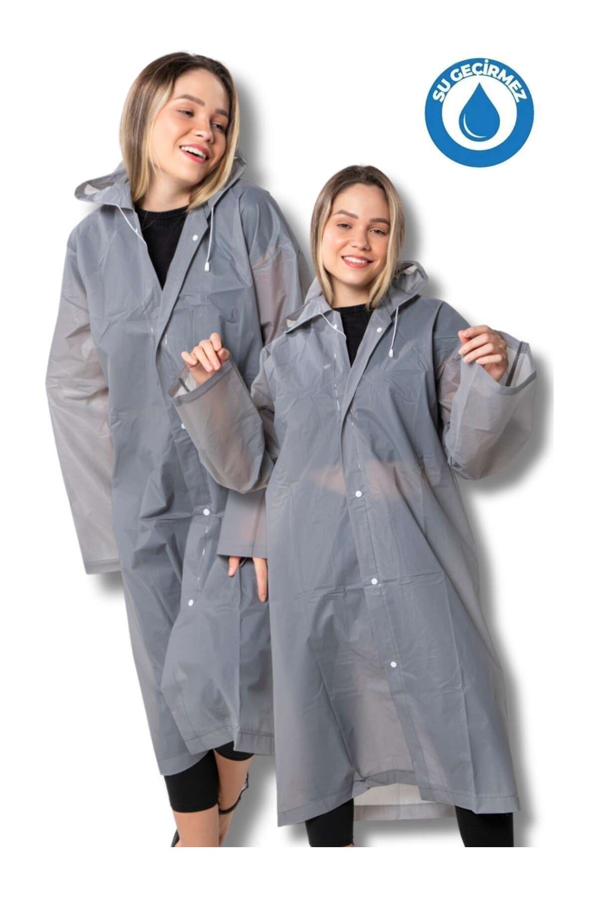 Bosile Unisex Kumaş Su Rüzgar Geçirmez Yağmurluk