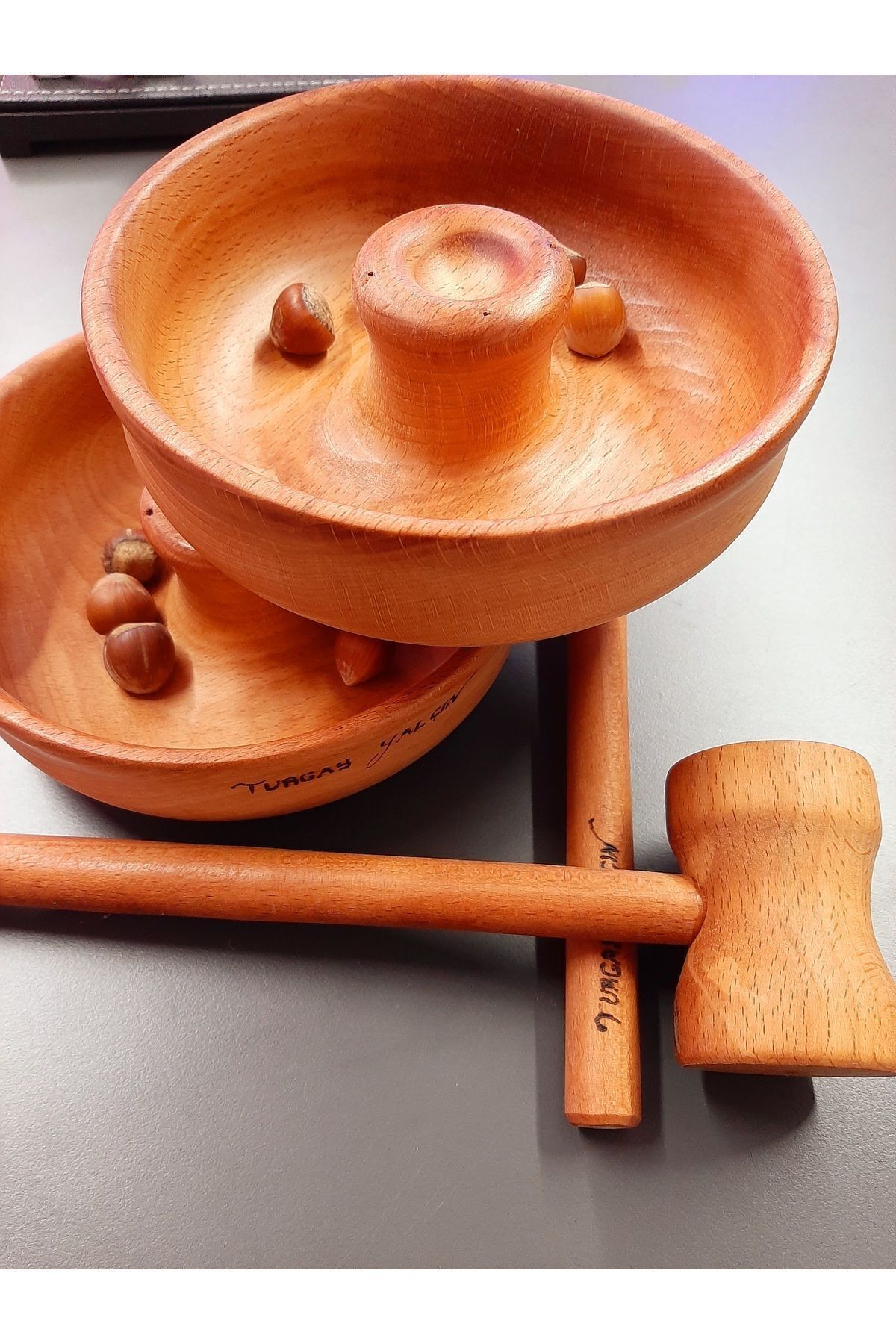 name-Specific Handcrafting Wooden Walnut Hazelnut Almond Olive Crusher, Crusher, Shelled Nuts Crusher