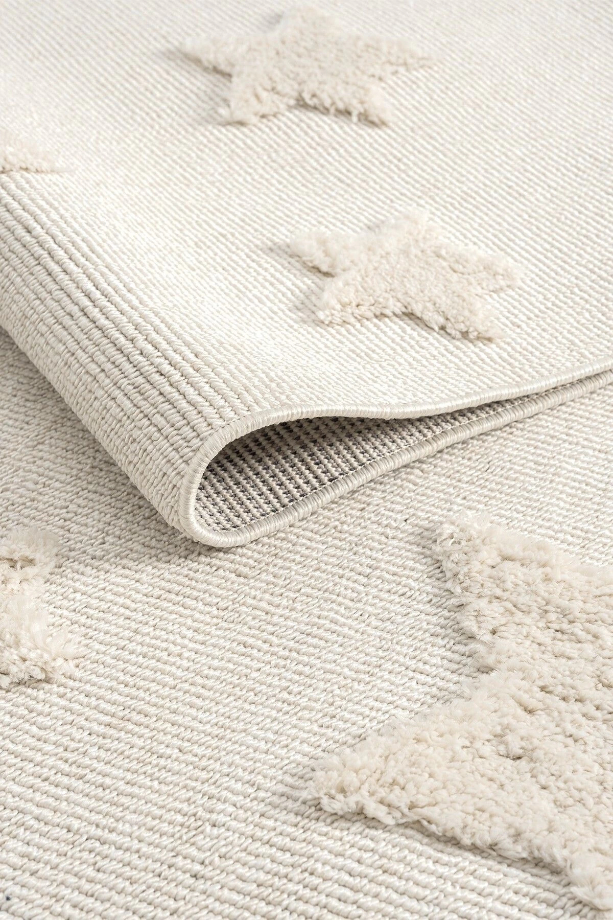 Eliz Home Krem Renk Yıldızlı Yumuşak Bukleli Dokuma Halı Bebek Odası Çocuk Odası Genç Odası Halısı 12 fotoğrafı 4 (önizleme)